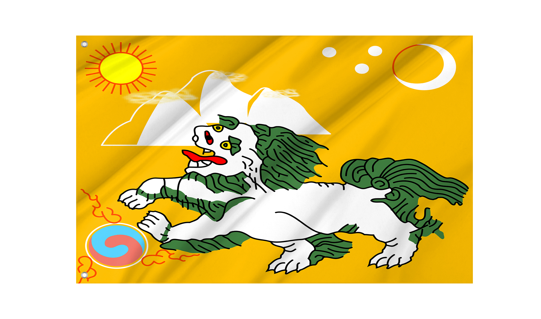 Tibet between Circa 1920-1925 Flags for Indoor & Outdoor Use