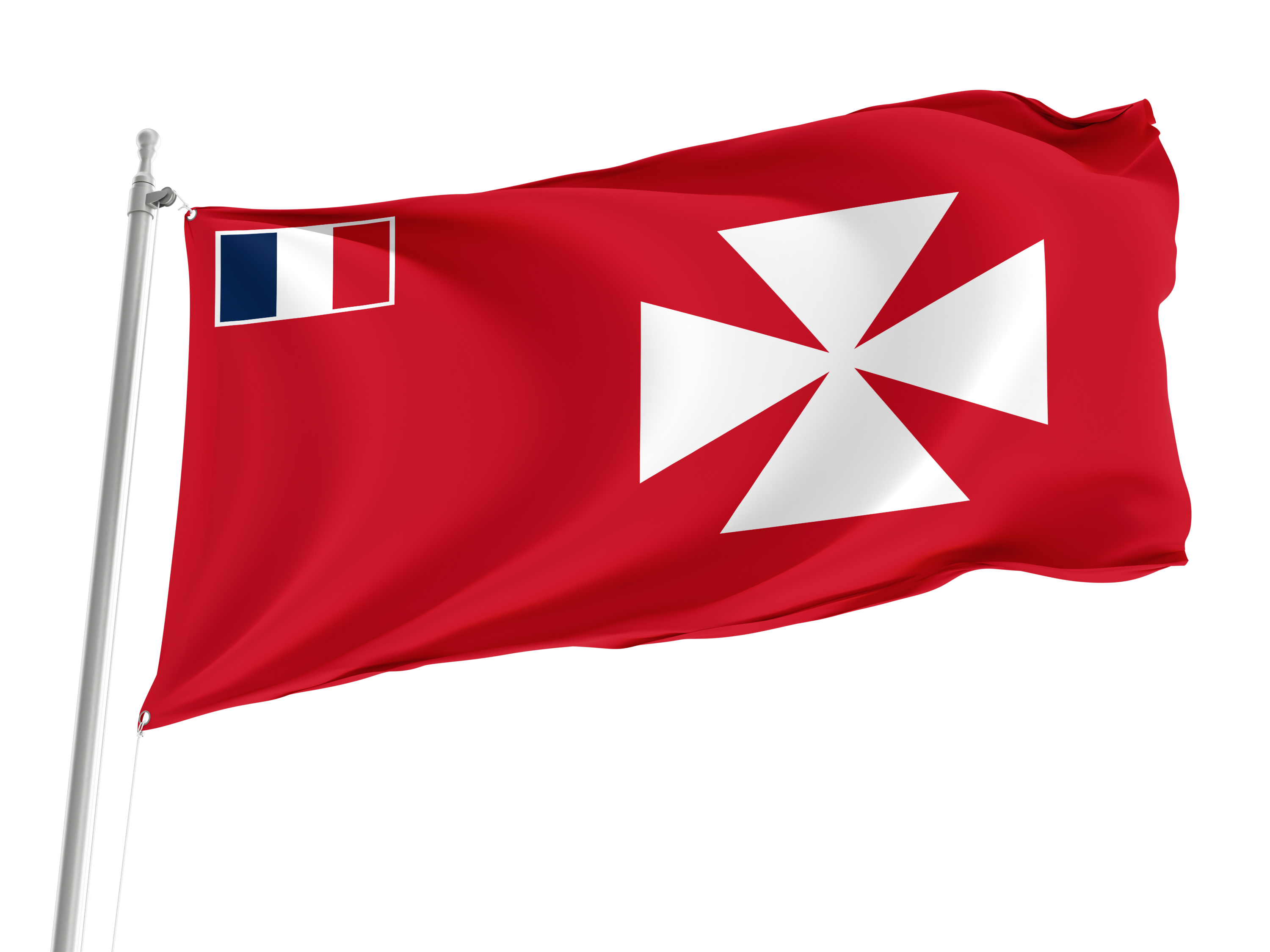 Uvea 1974-2020 Flag for Indoor & Outdoor Use