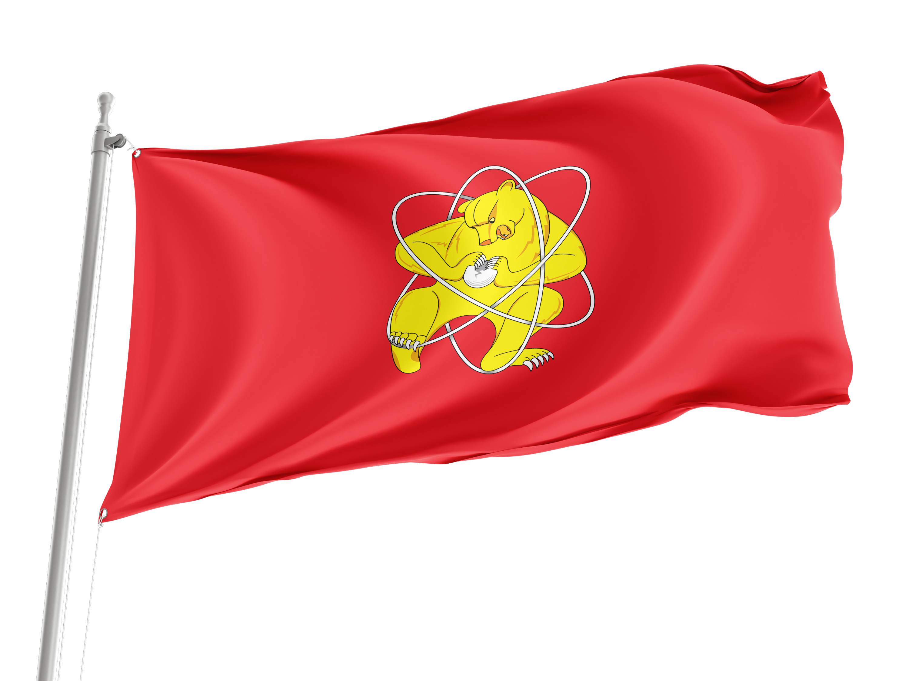 Zheleznogorsk Flag for Indoor & Outdoor Use