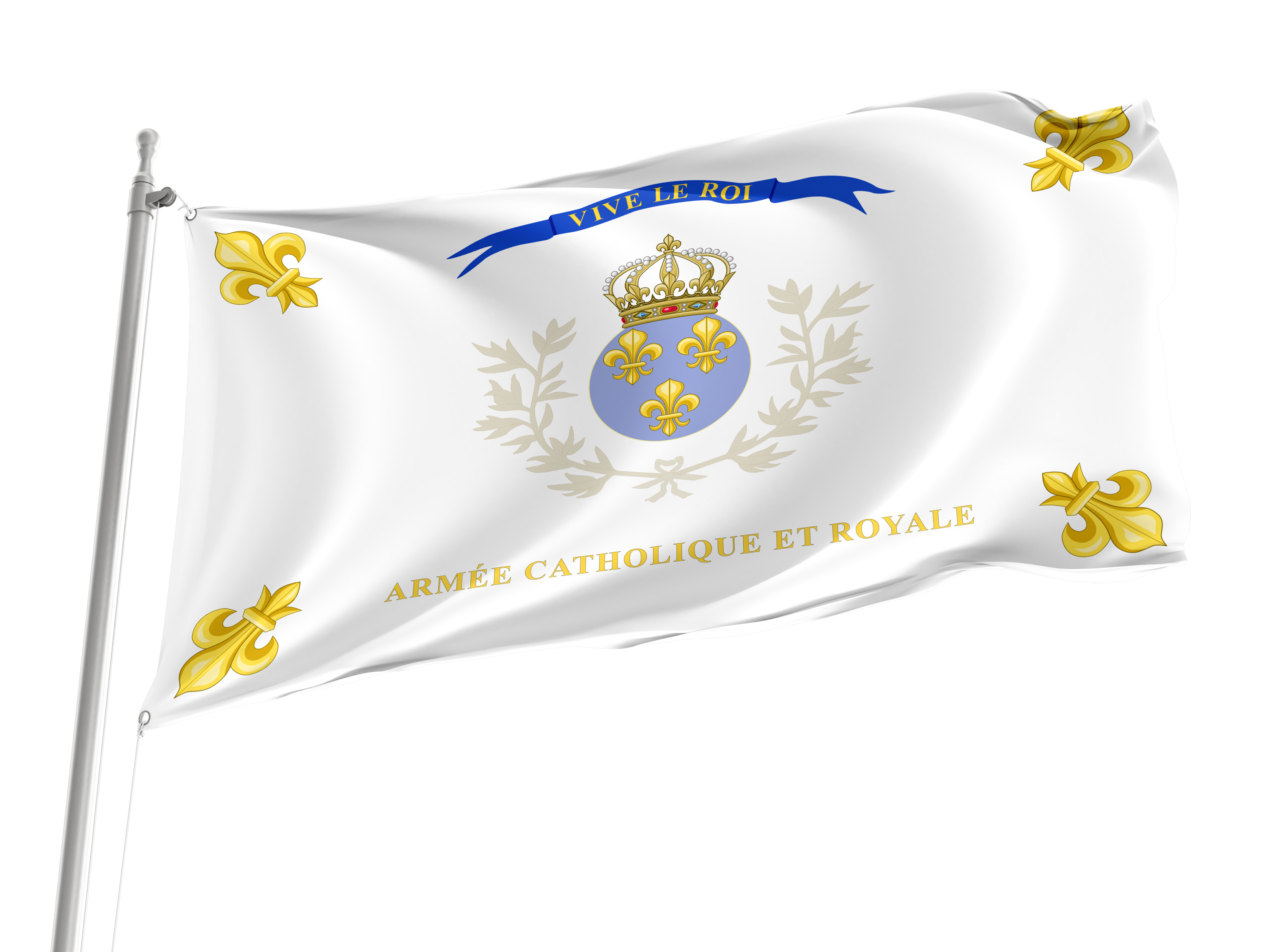 Armée Catholique et Royale de Vendée Flag for Indoor & Outdoor Use