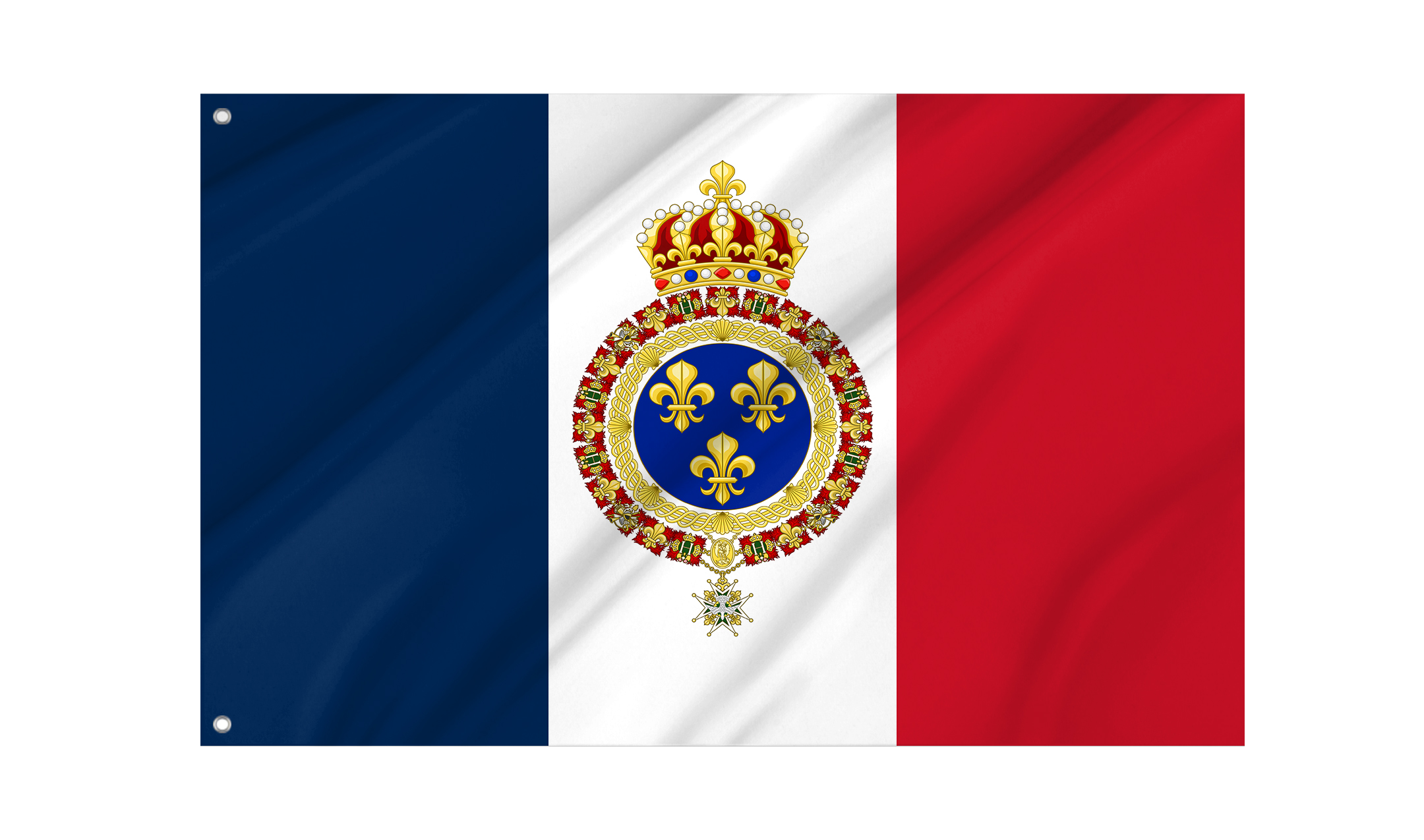 Army Flag of France during the Bourbon Restoration for Indoor & Outdoor Use