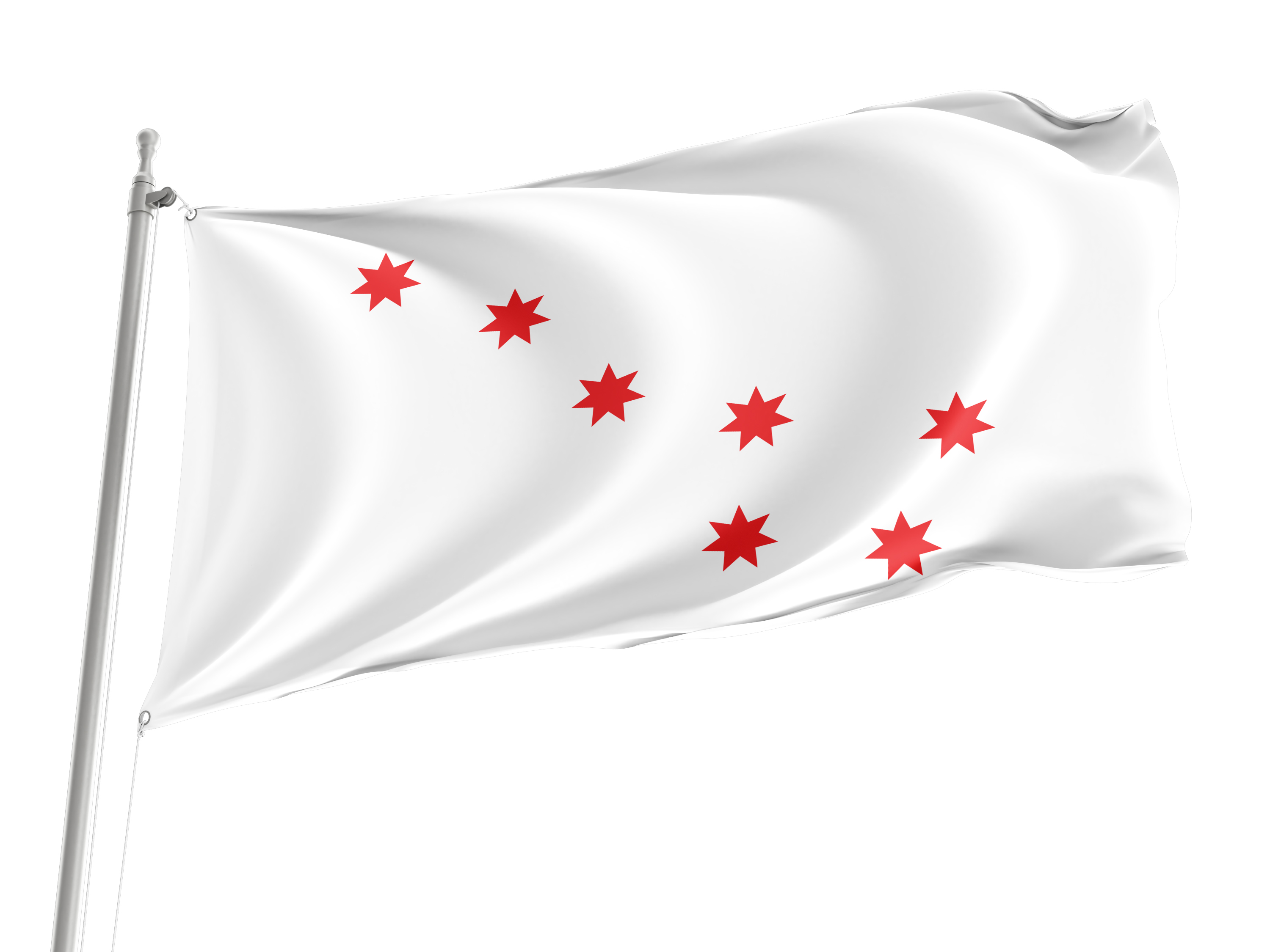 Raster of The Cherokee Peace Flag for Indoor & Outdoor Use
