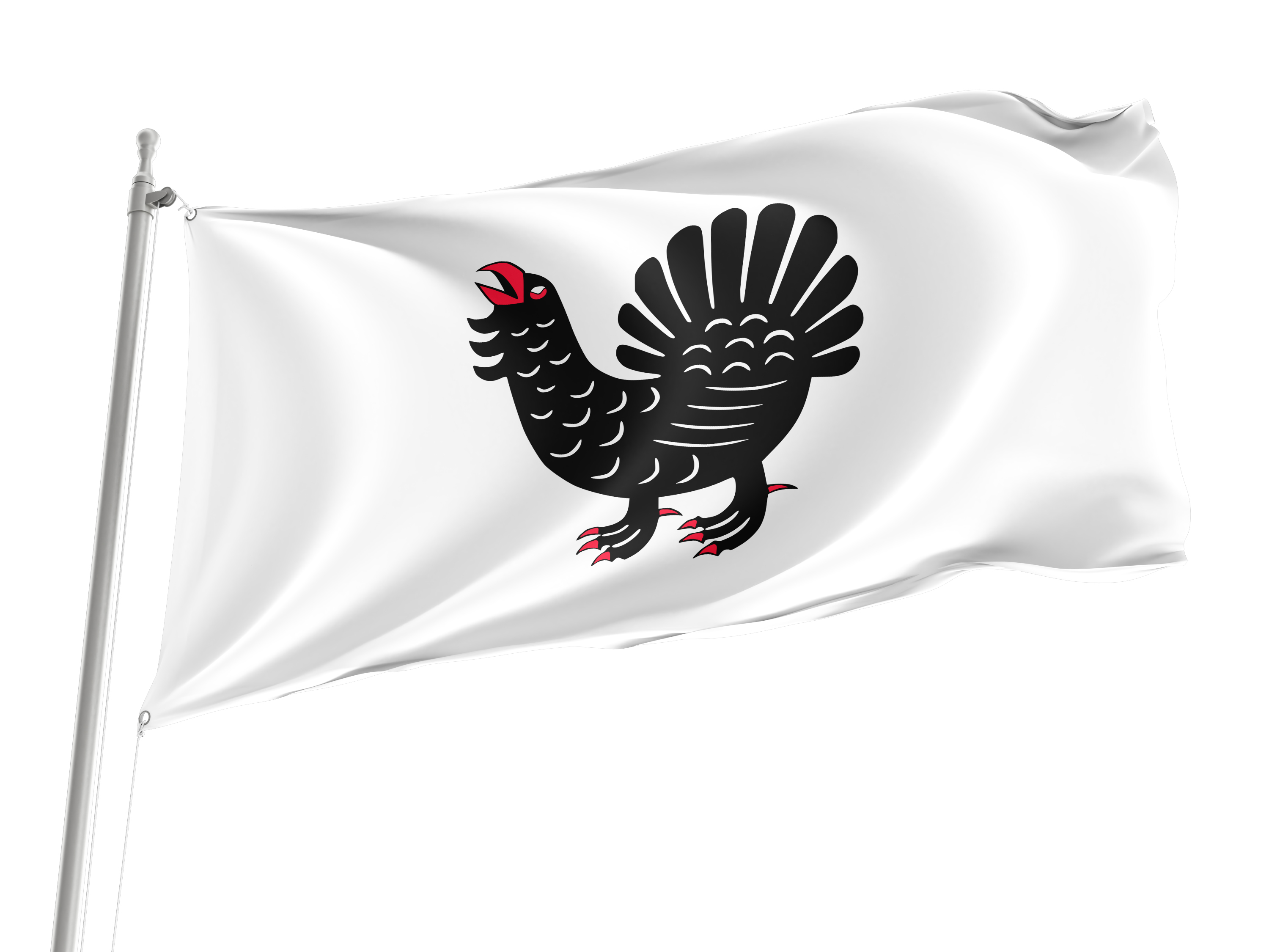 Central Finland Region Flag for Indoor & Outdoor Use