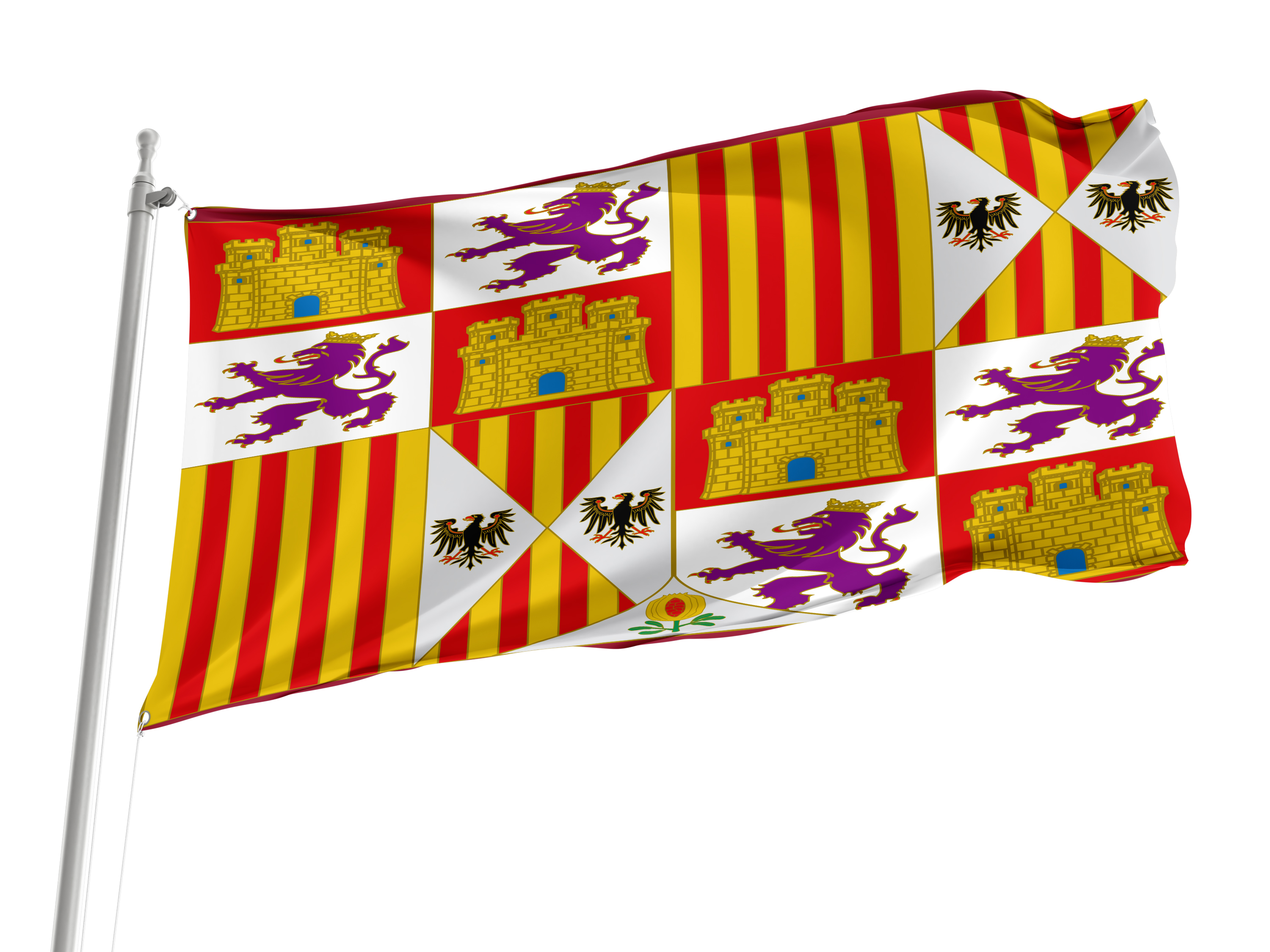 Catholic Kings of Spain 1492 Flag for Indoor & Outdoor Use