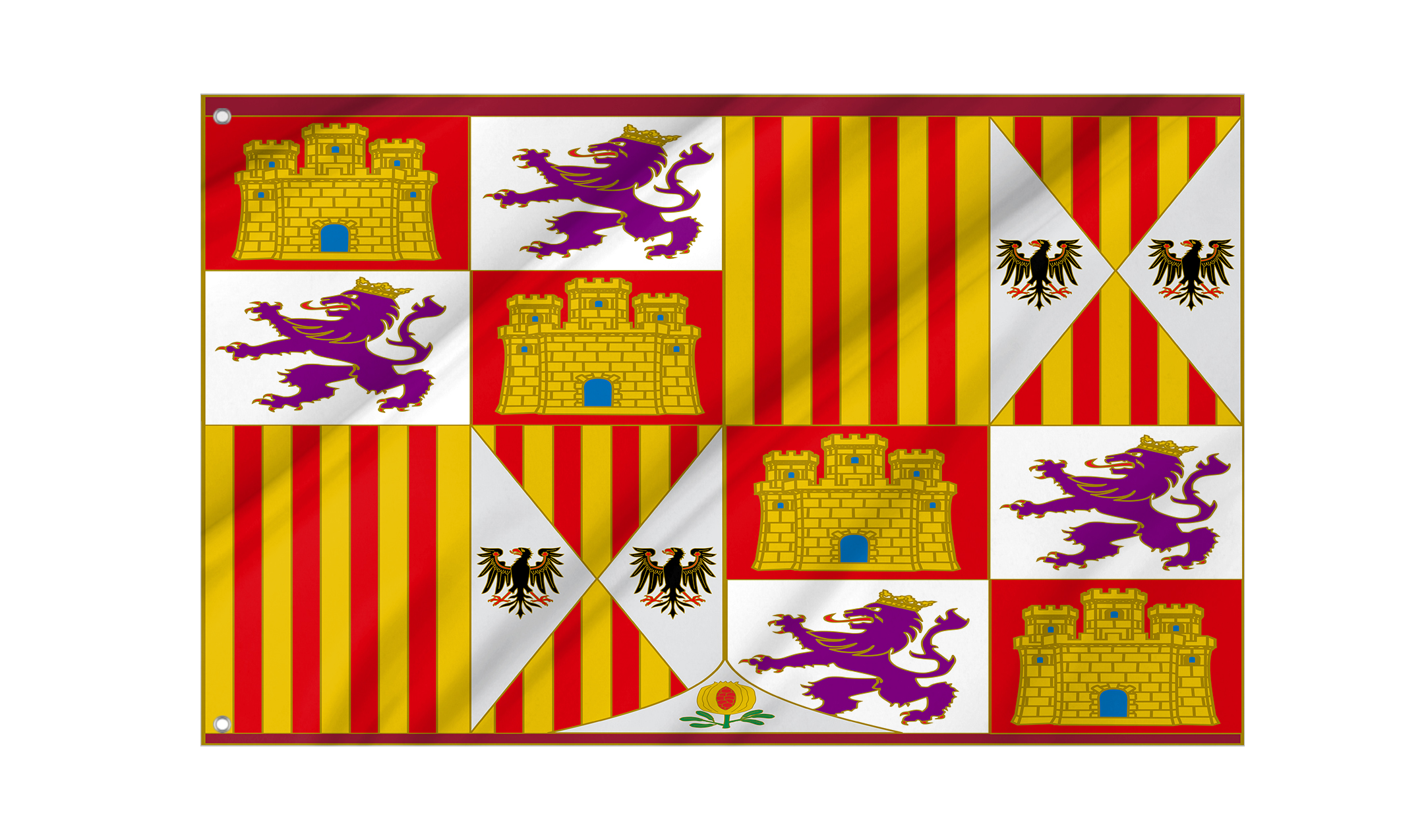 Catholic Kings of Spain 1492 Flag for Indoor & Outdoor Use