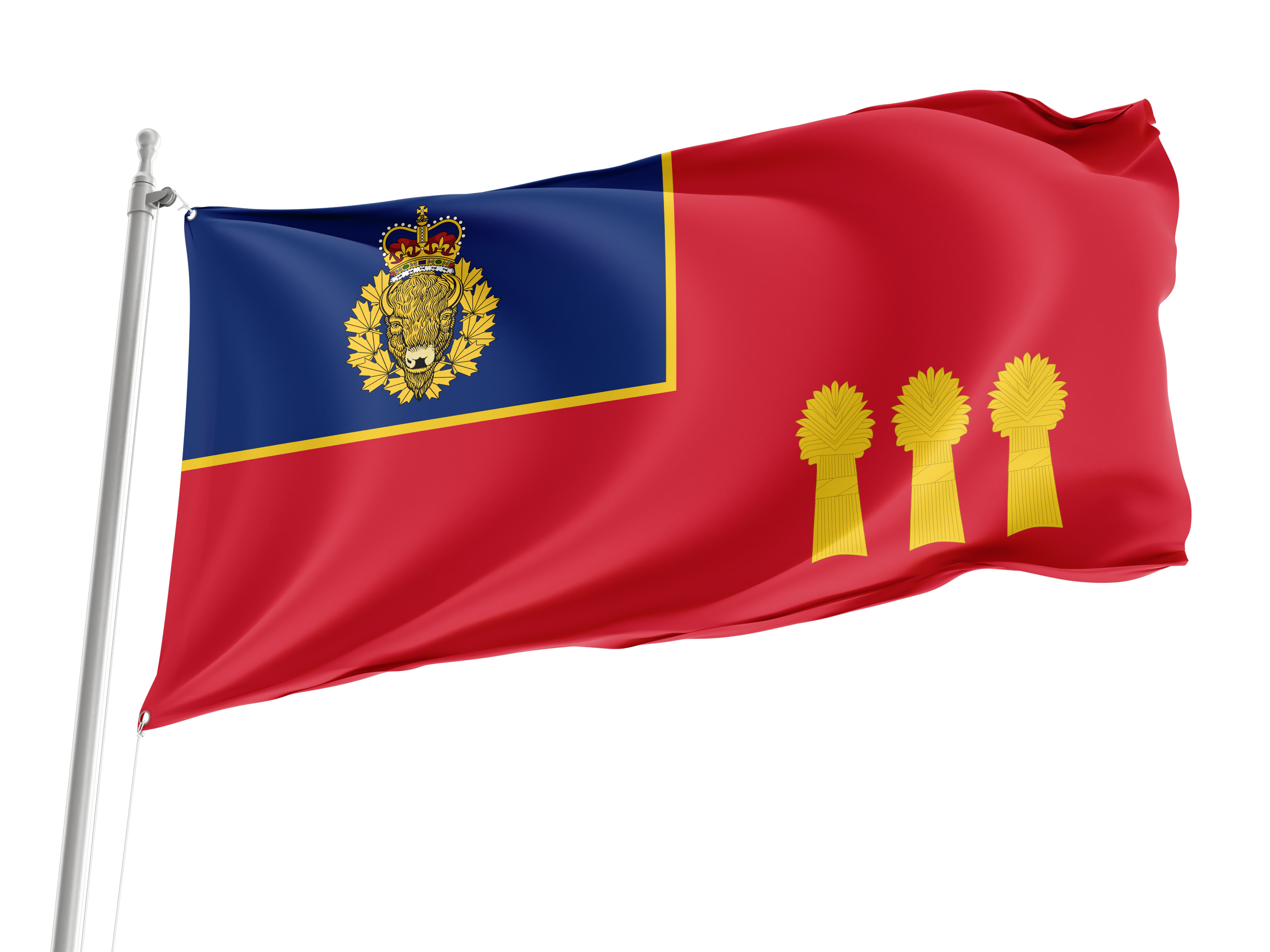 Royal Canadian Mounted Police - F Division Flag for Indoor & Outdoor Use
