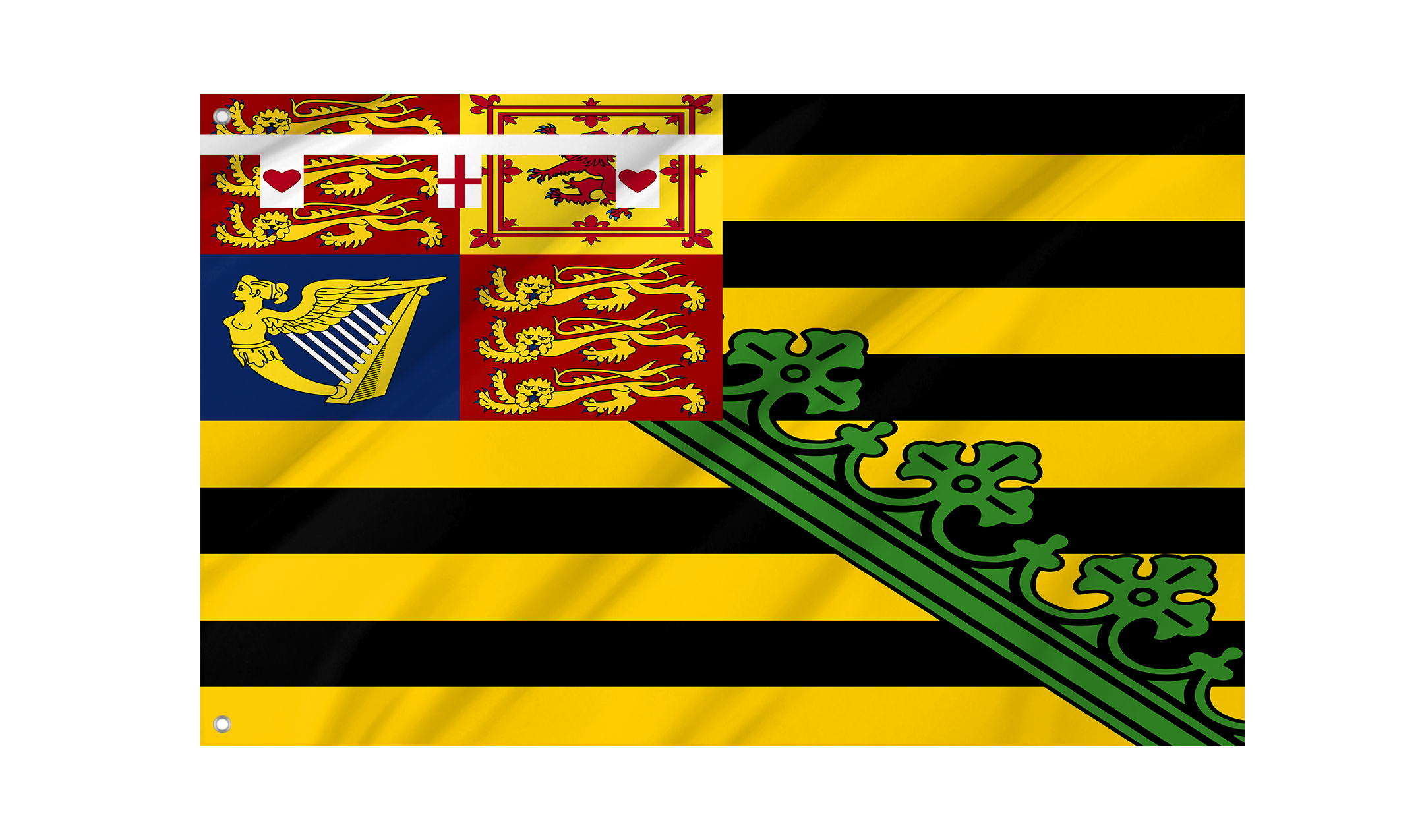Standard of The Duke of Saxe-Coburg-Gotha Flag for Indoor & Outdoor Use