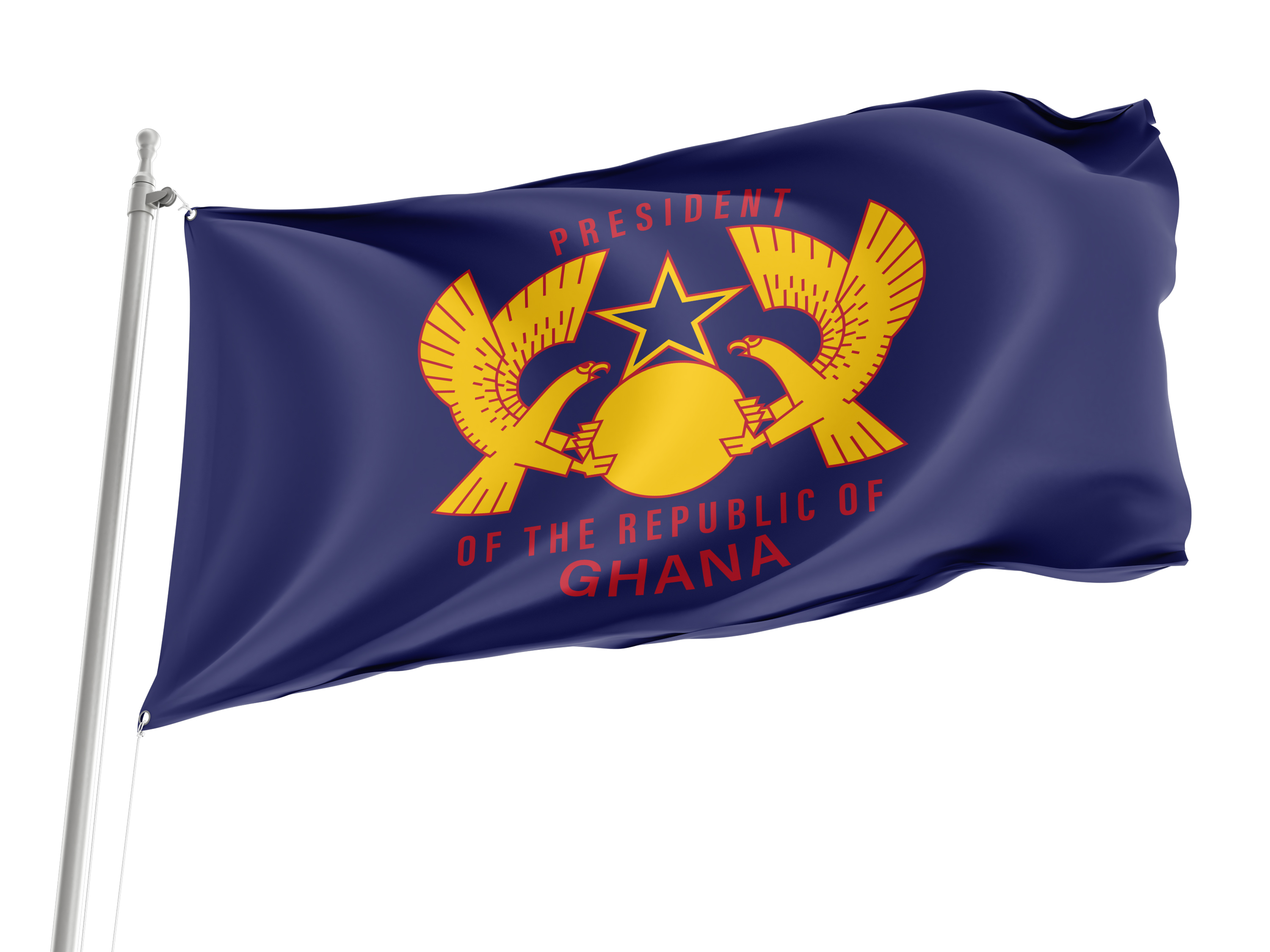Standard of The President of Ghana Flag for Indoor & Outdoor Use