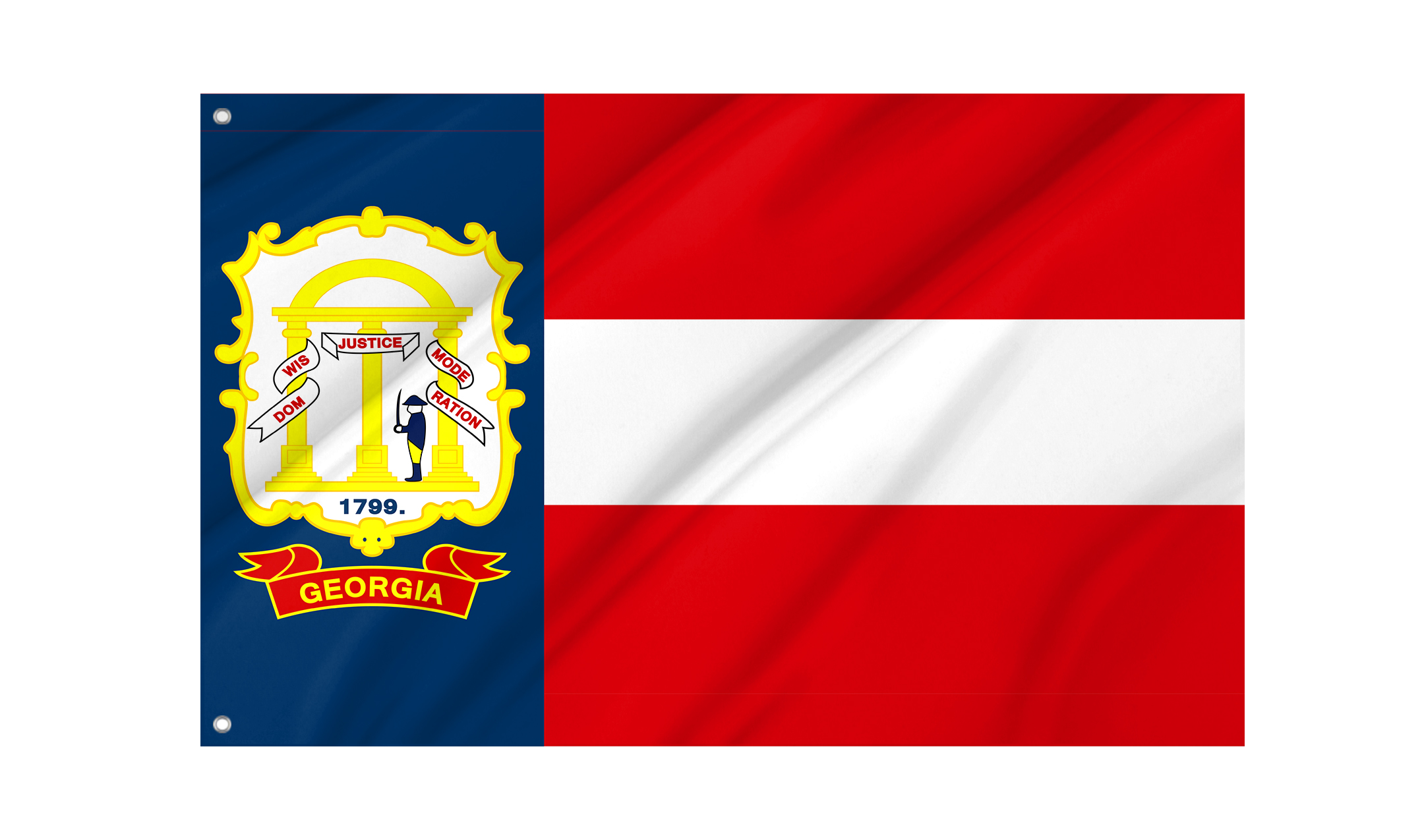 State of Georgia 1906-1920 Flag for Indoor & Outdoor Use