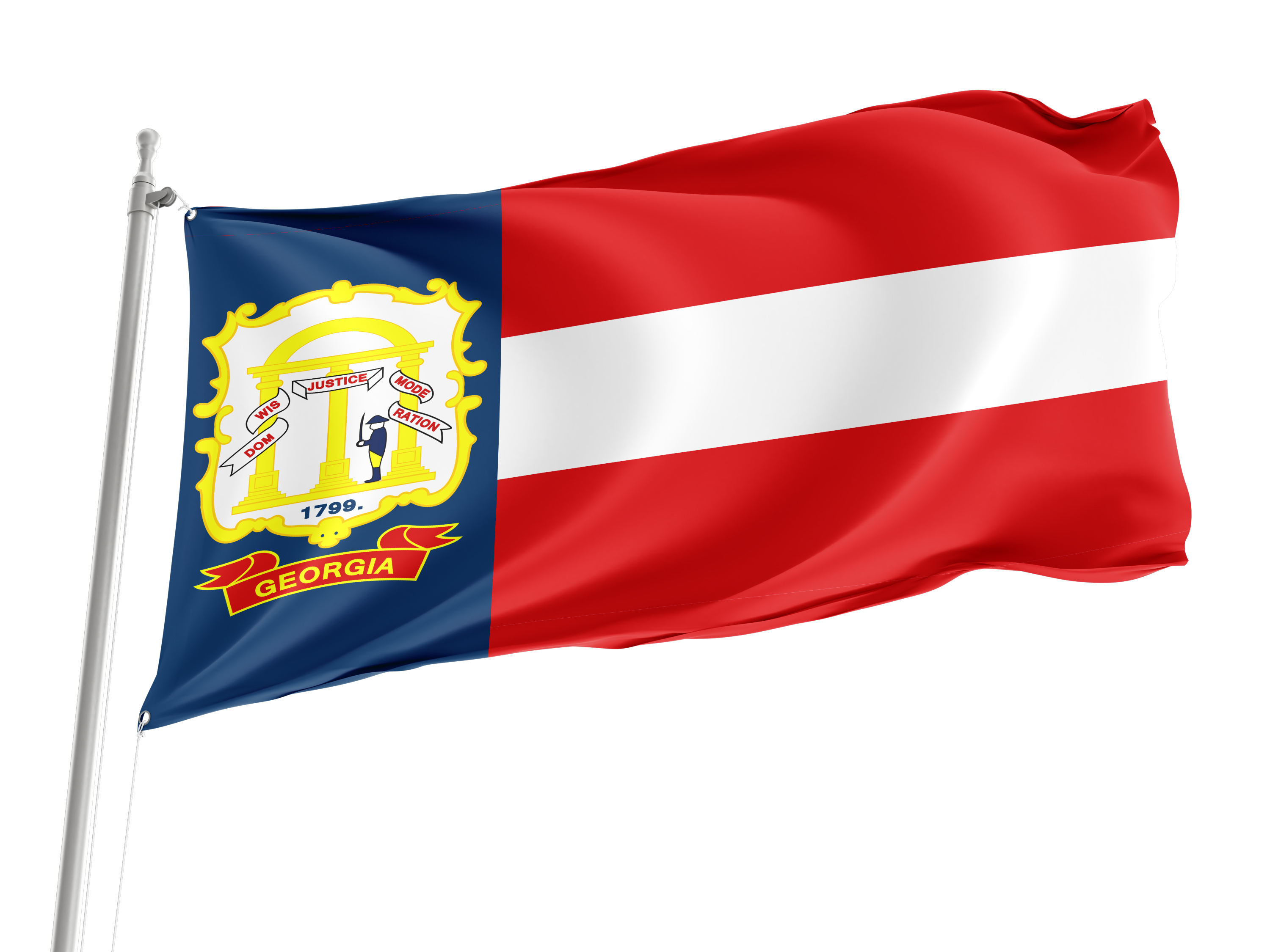 State of Georgia 1906-1920 Flag for Indoor & Outdoor Use