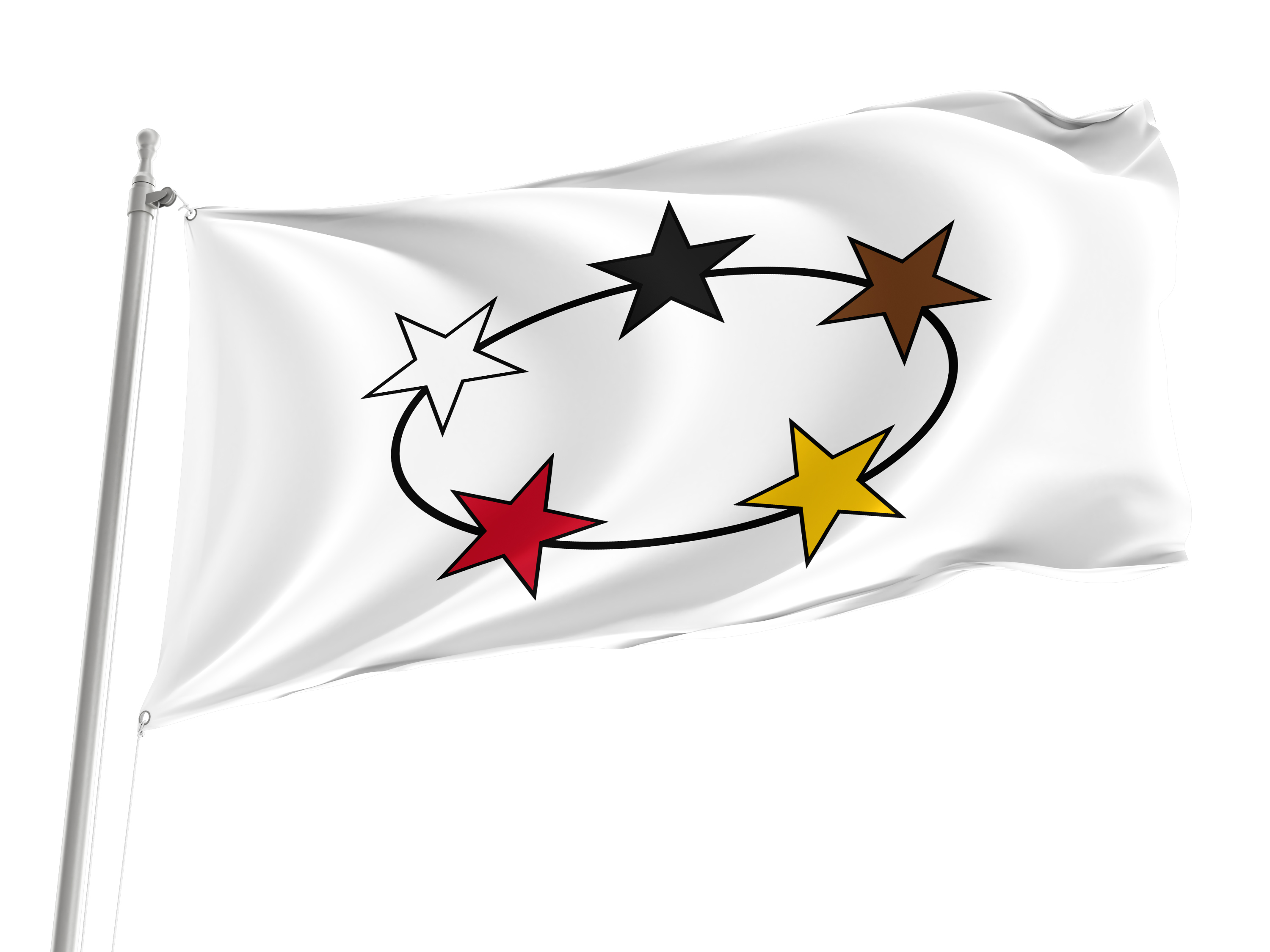 Suriname White 1959-1975 Flag for Indoor & Outdoor Use