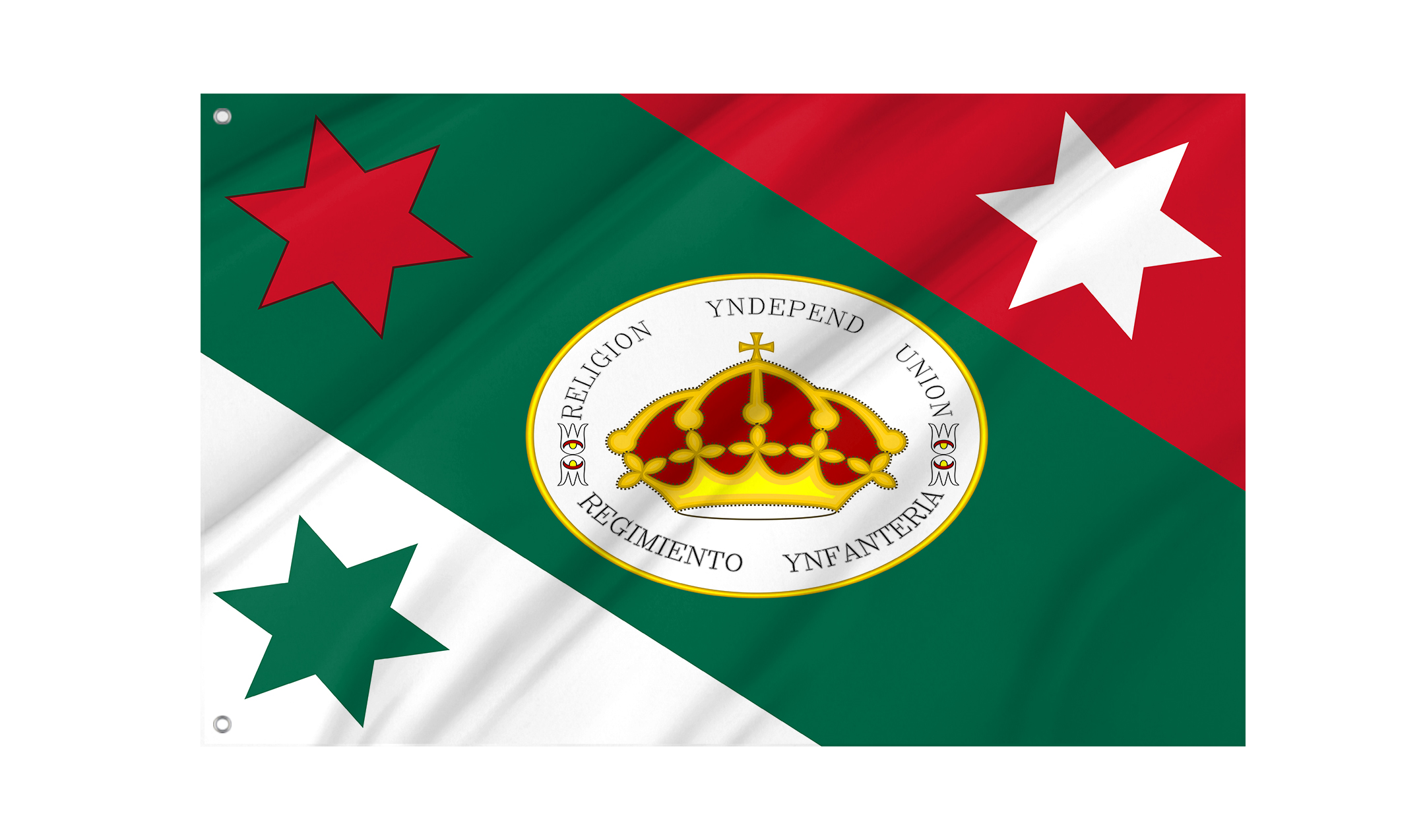 Trigarante MNH Flag for Indoor & Outdoor Use