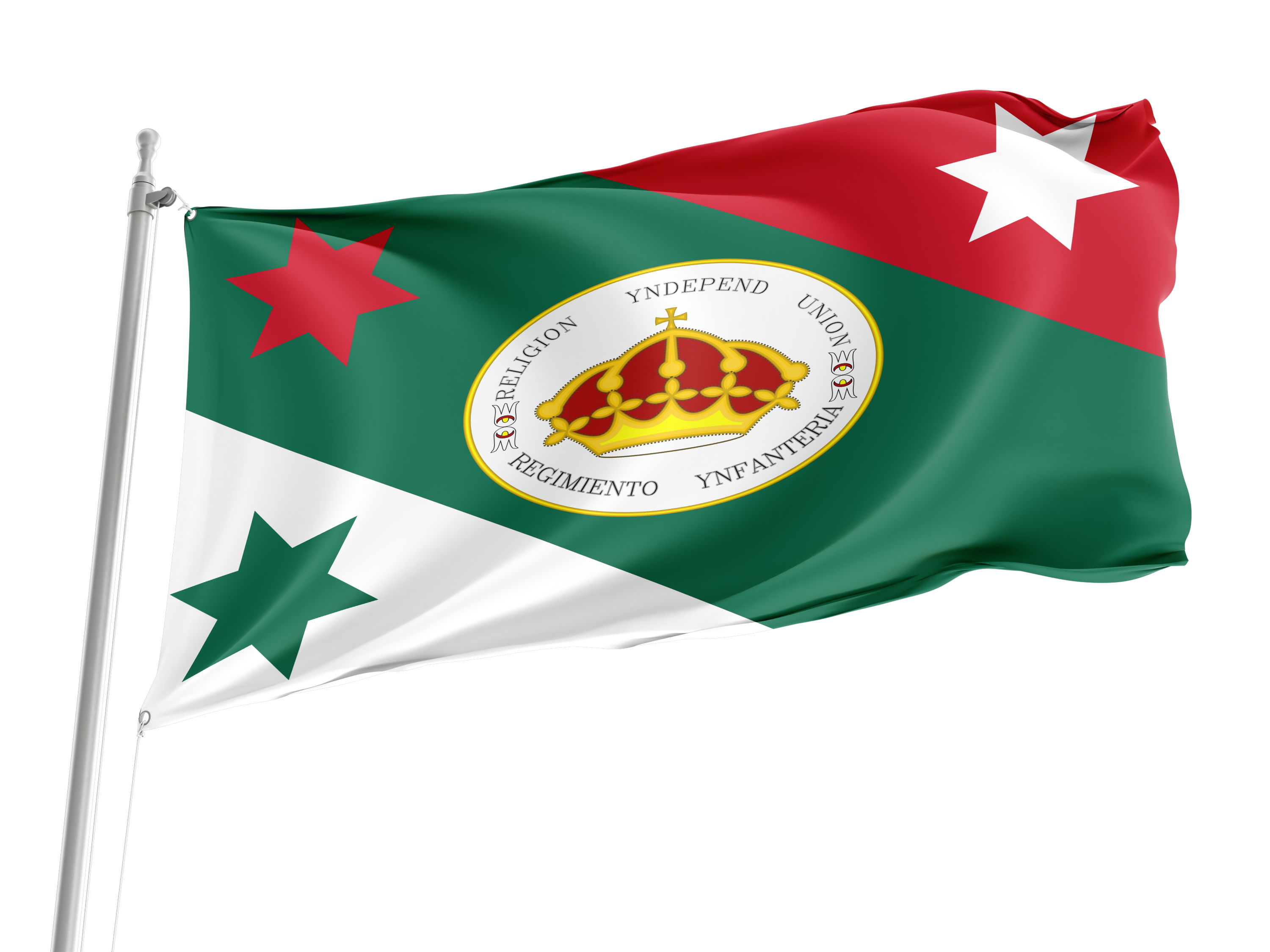 Trigarante MNH Flag for Indoor & Outdoor Use