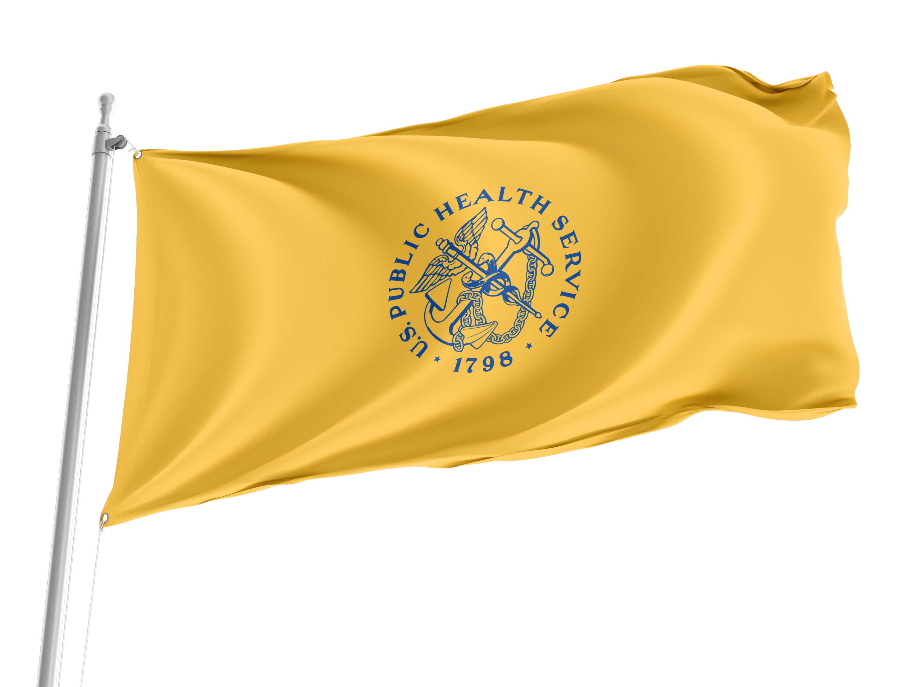United States Public Health Service Flag for Indoor & Outdoor Use