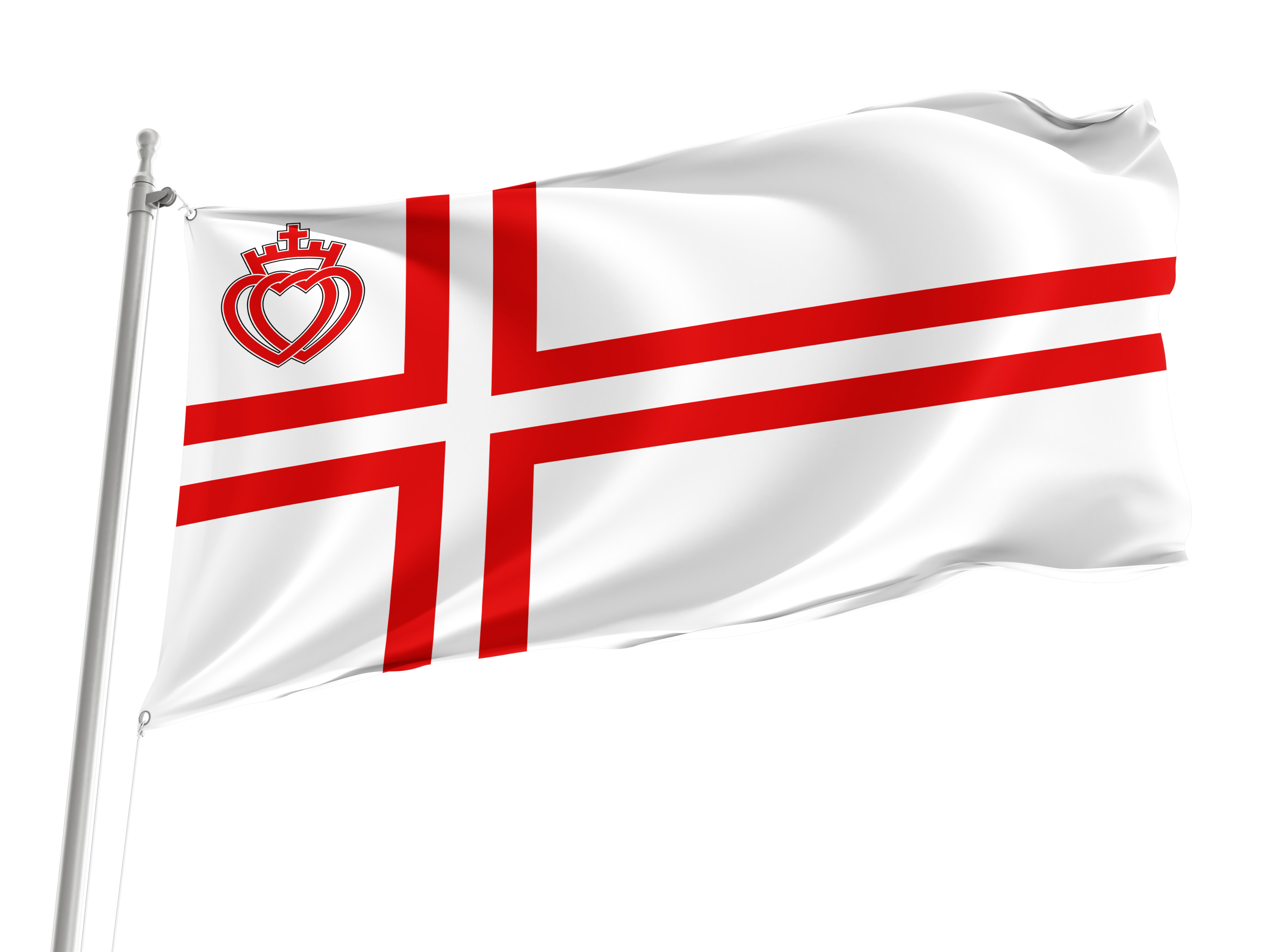 Vendéen Croix Scandinave Flag for Indoor & Outdoor Use