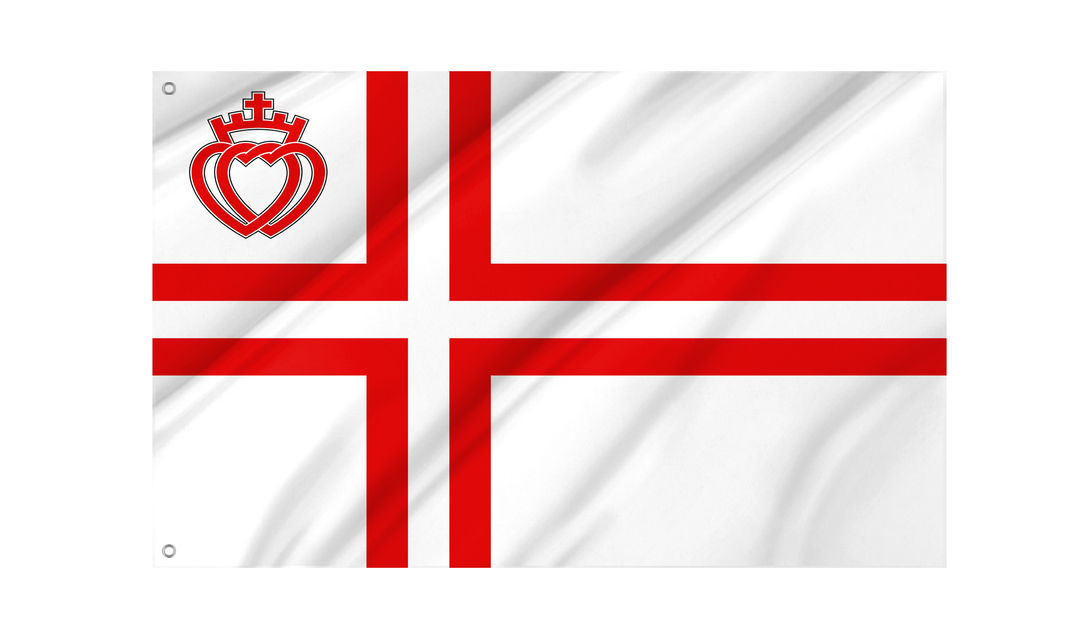 Vendéen Croix Scandinave Flag for Indoor & Outdoor Use