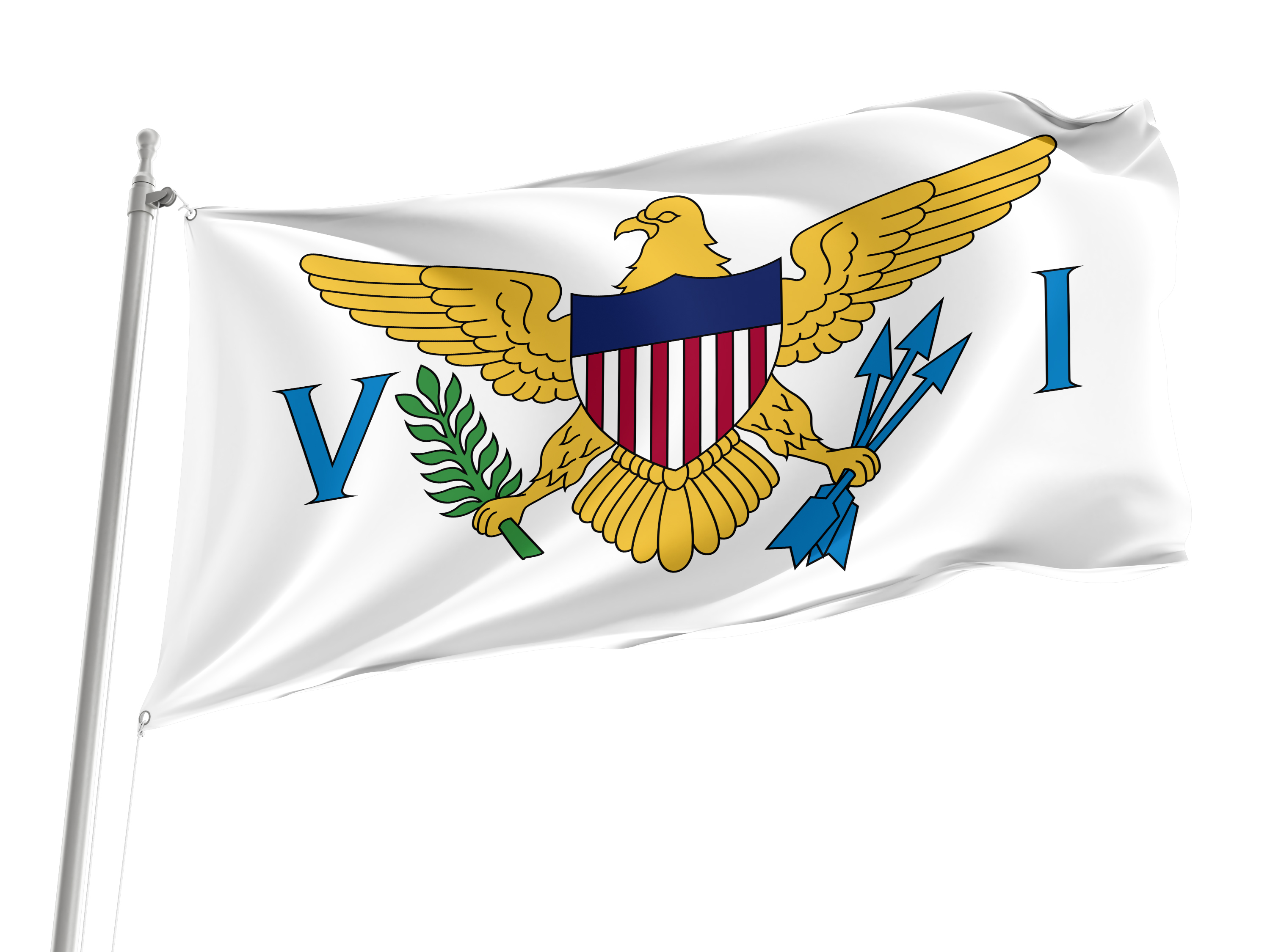 Virgin Islands of The United States Flag for Indoor & Outdoor Use