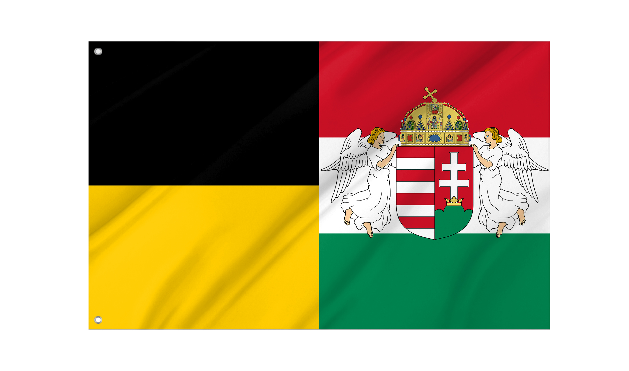 Habsburg Monarchy and the Kingdom of Hungary Flag for Indoor & Outdoor Use