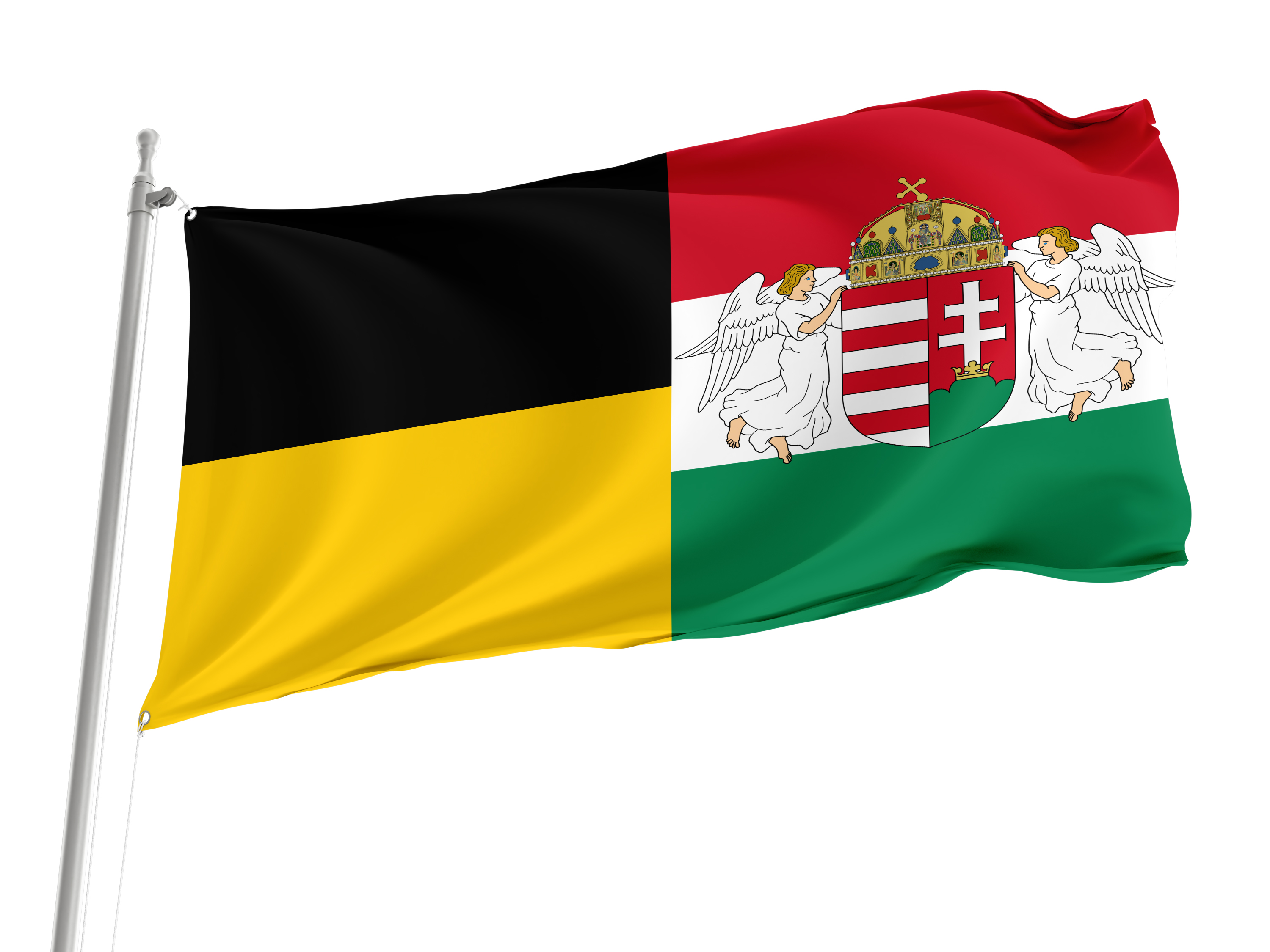 Habsburg Monarchy and the Kingdom of Hungary Flag for Indoor & Outdoor Use