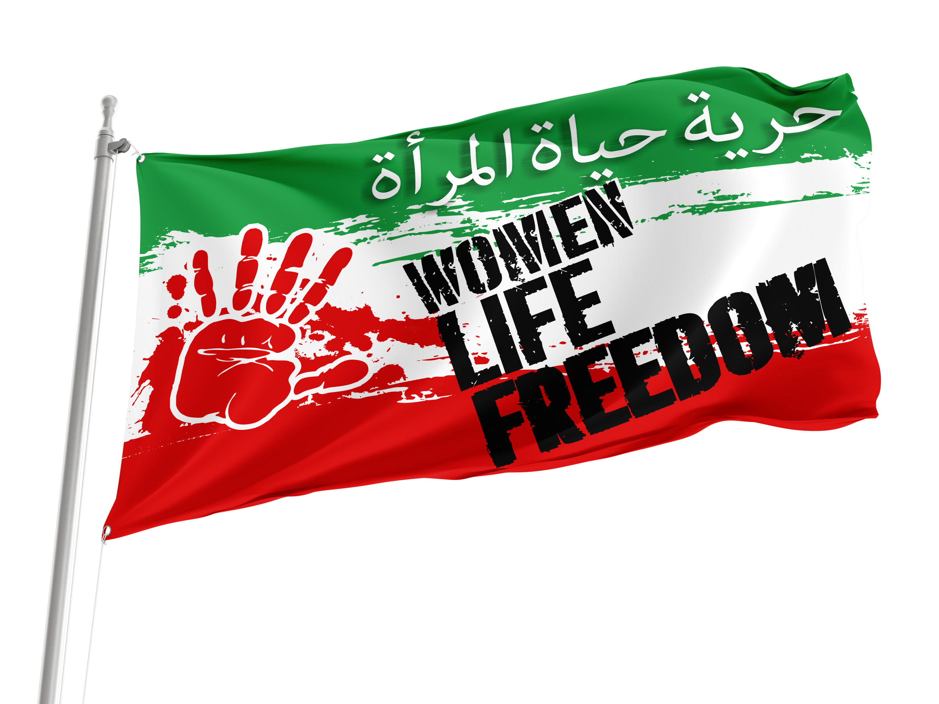 Iranian Women Life Freedom Flag for Indoor & Outdoor Use
