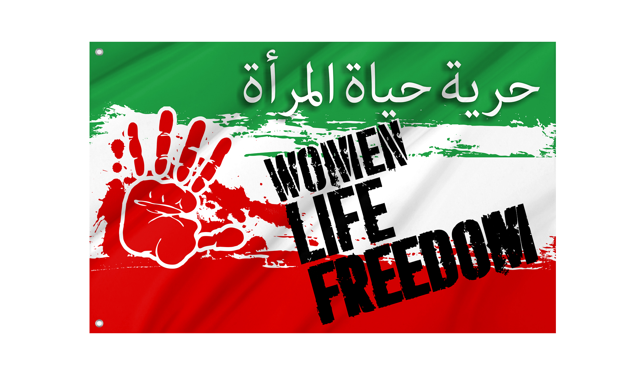 Iranian Women Life Freedom Flag for Indoor & Outdoor Use