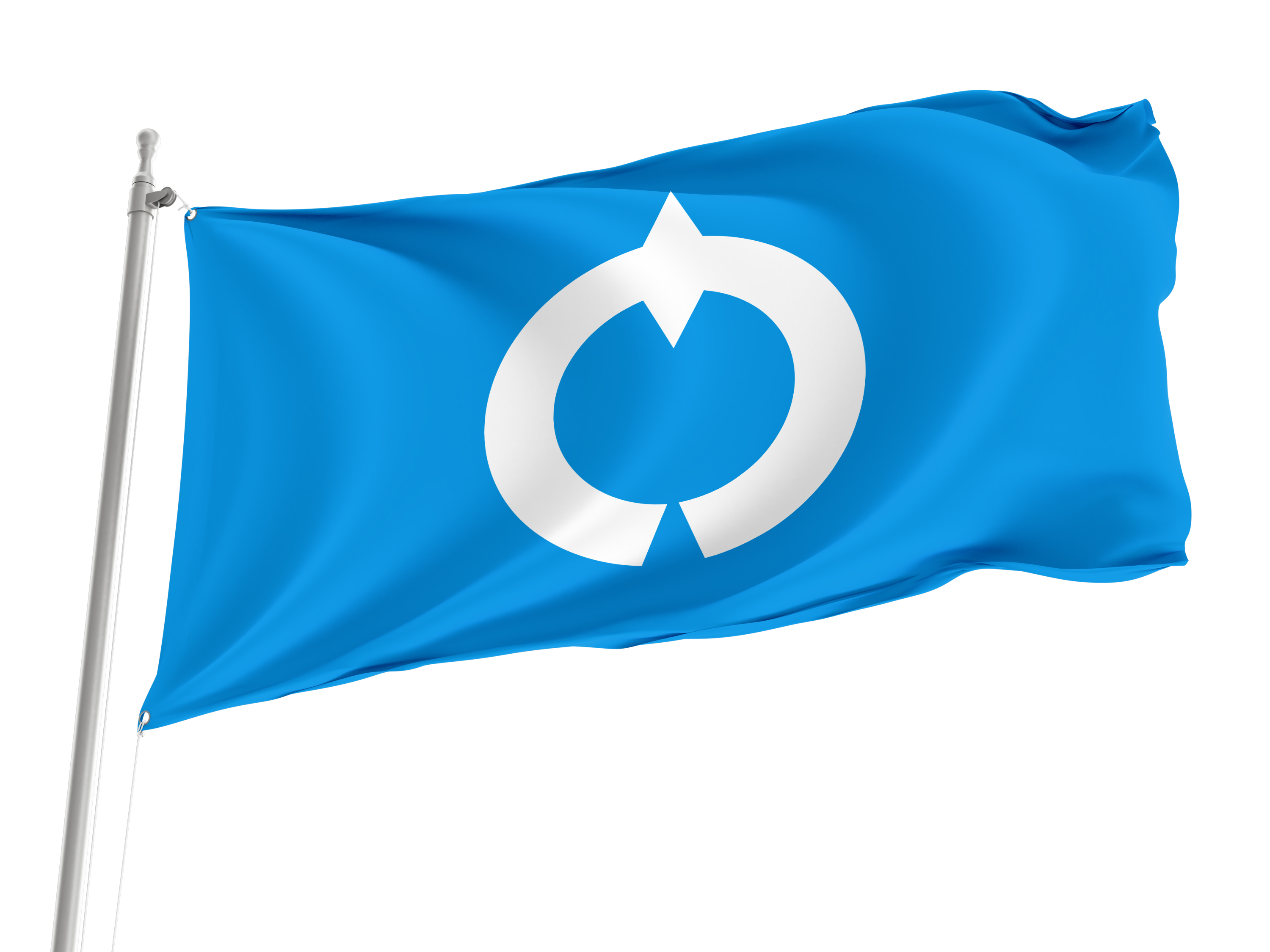 Kamogawa Flag for Indoor & Outdoor Use