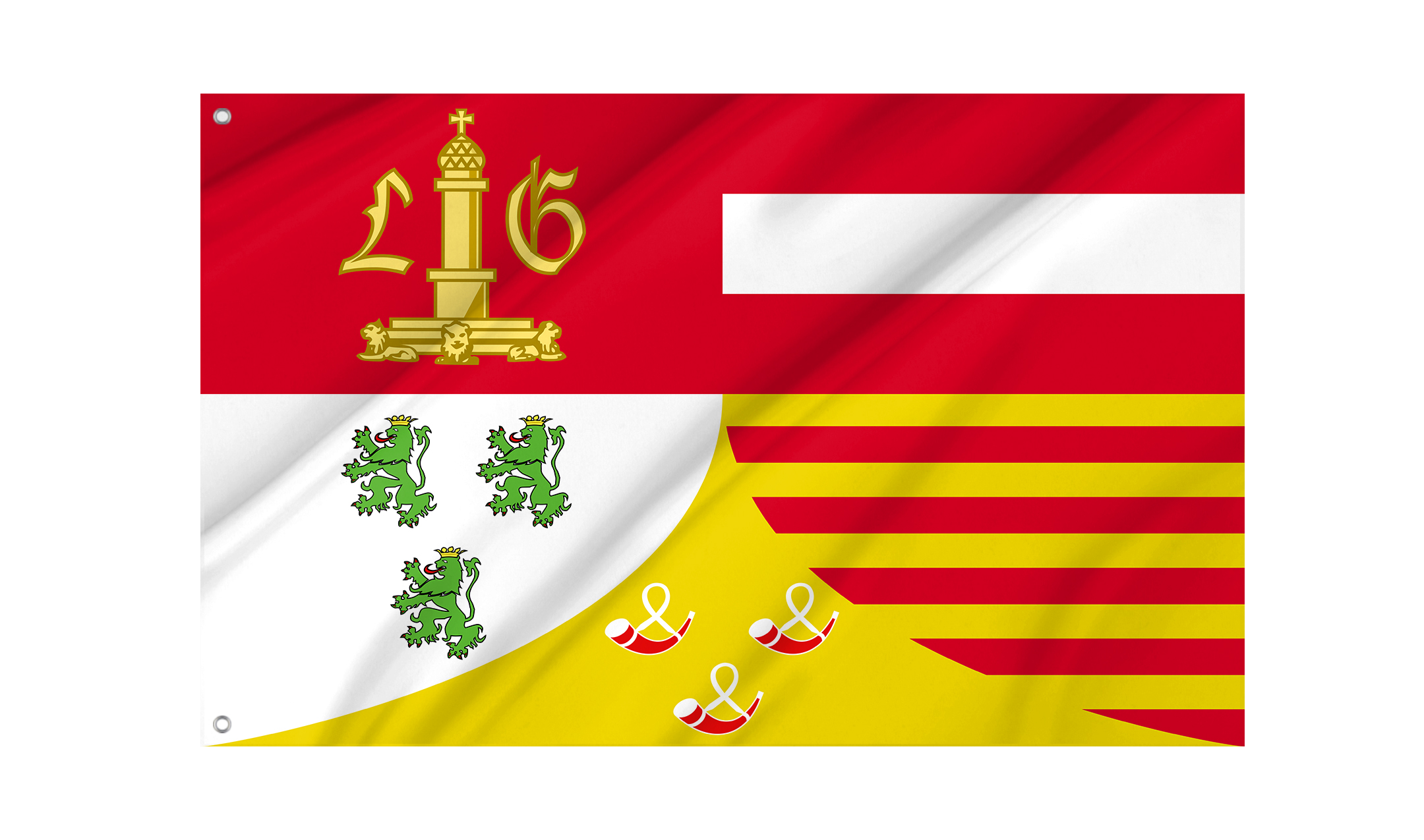 Liege Province Flag for Indoor & Outdoor Use