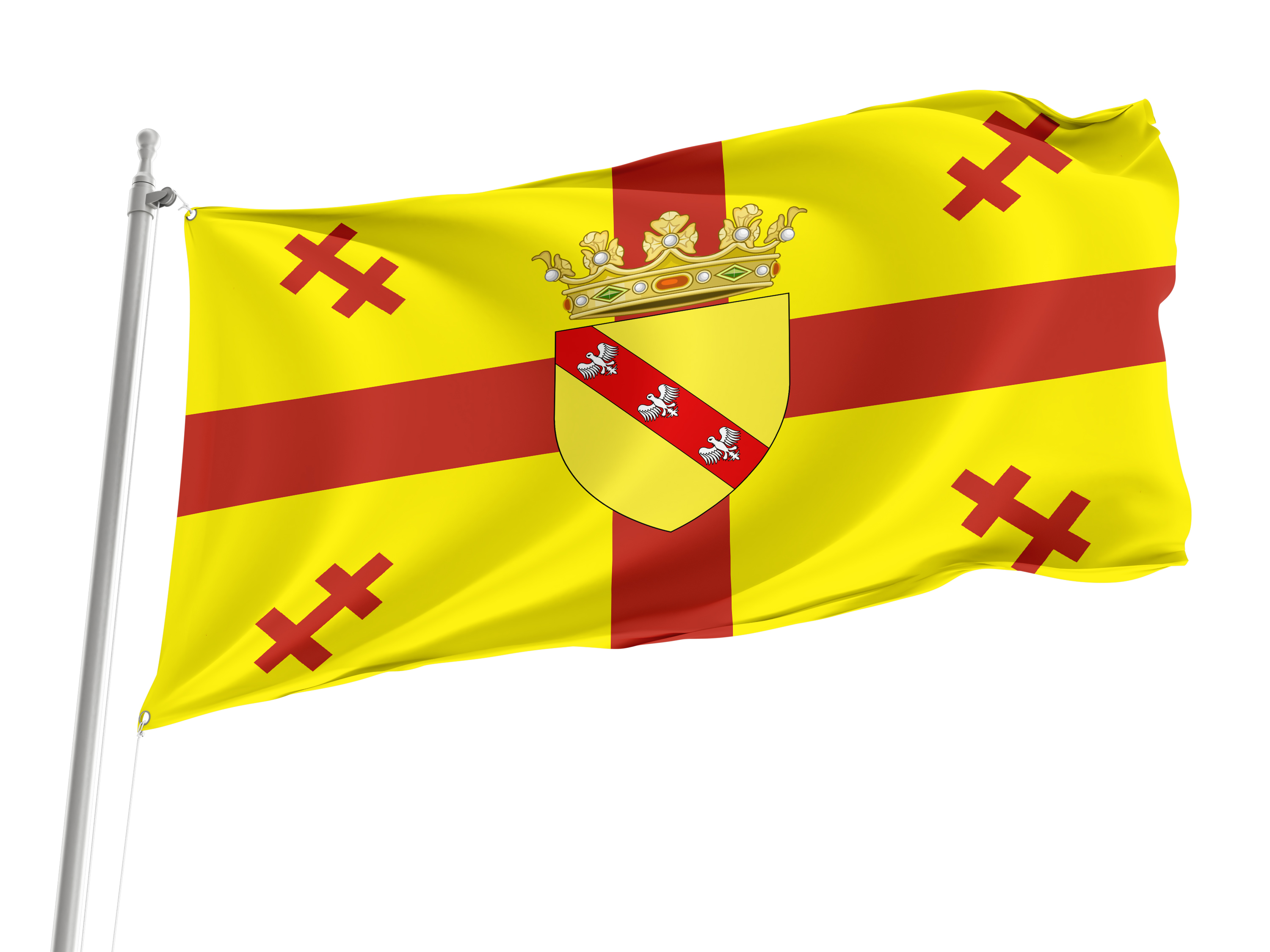 Lorrainian Union Flag for Indoor & Outdoor Use