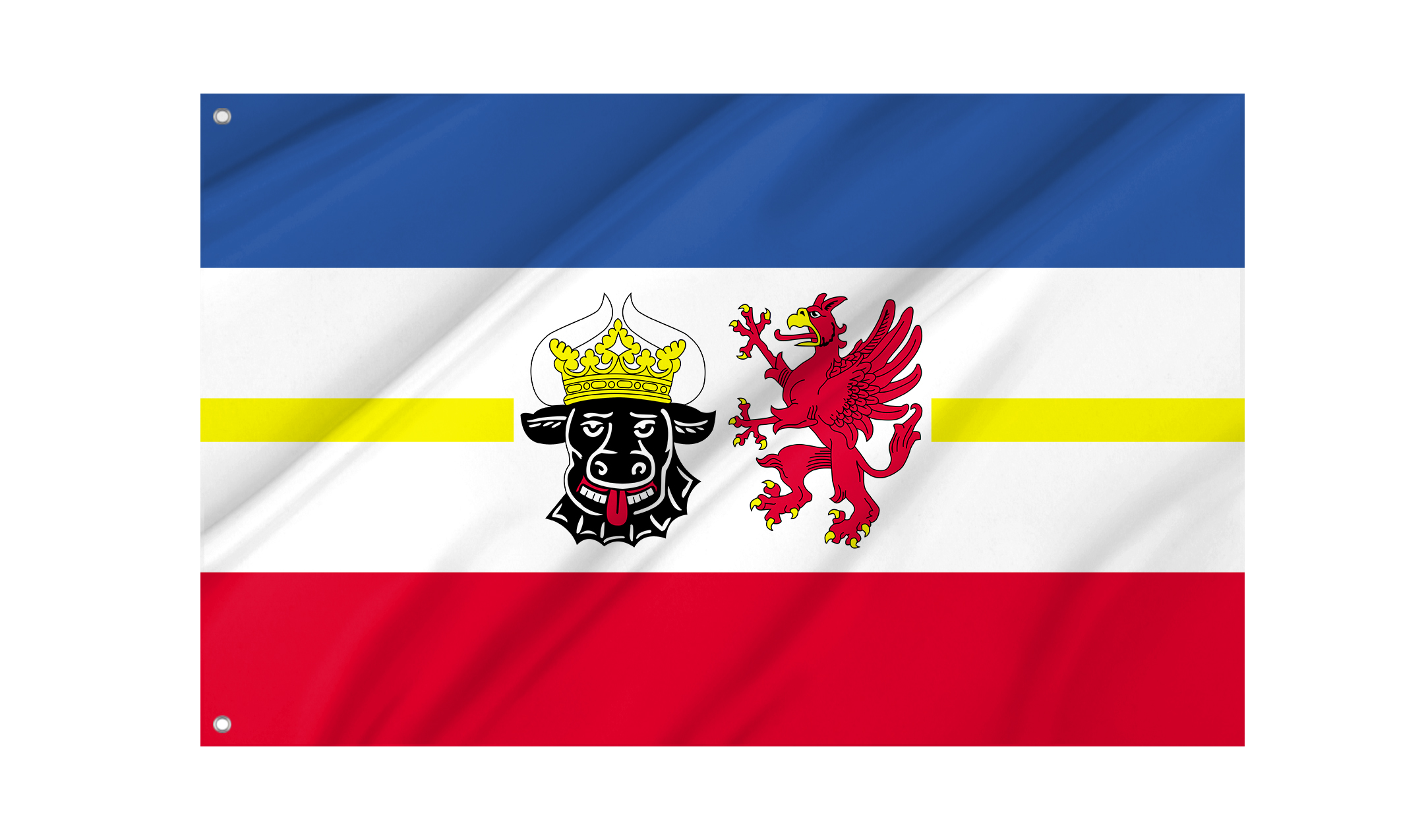 Flag of Mecklenburg Vorpommern, Patriotic Flags, Unique Design Print, Flags for Indoor & Outdoor Use