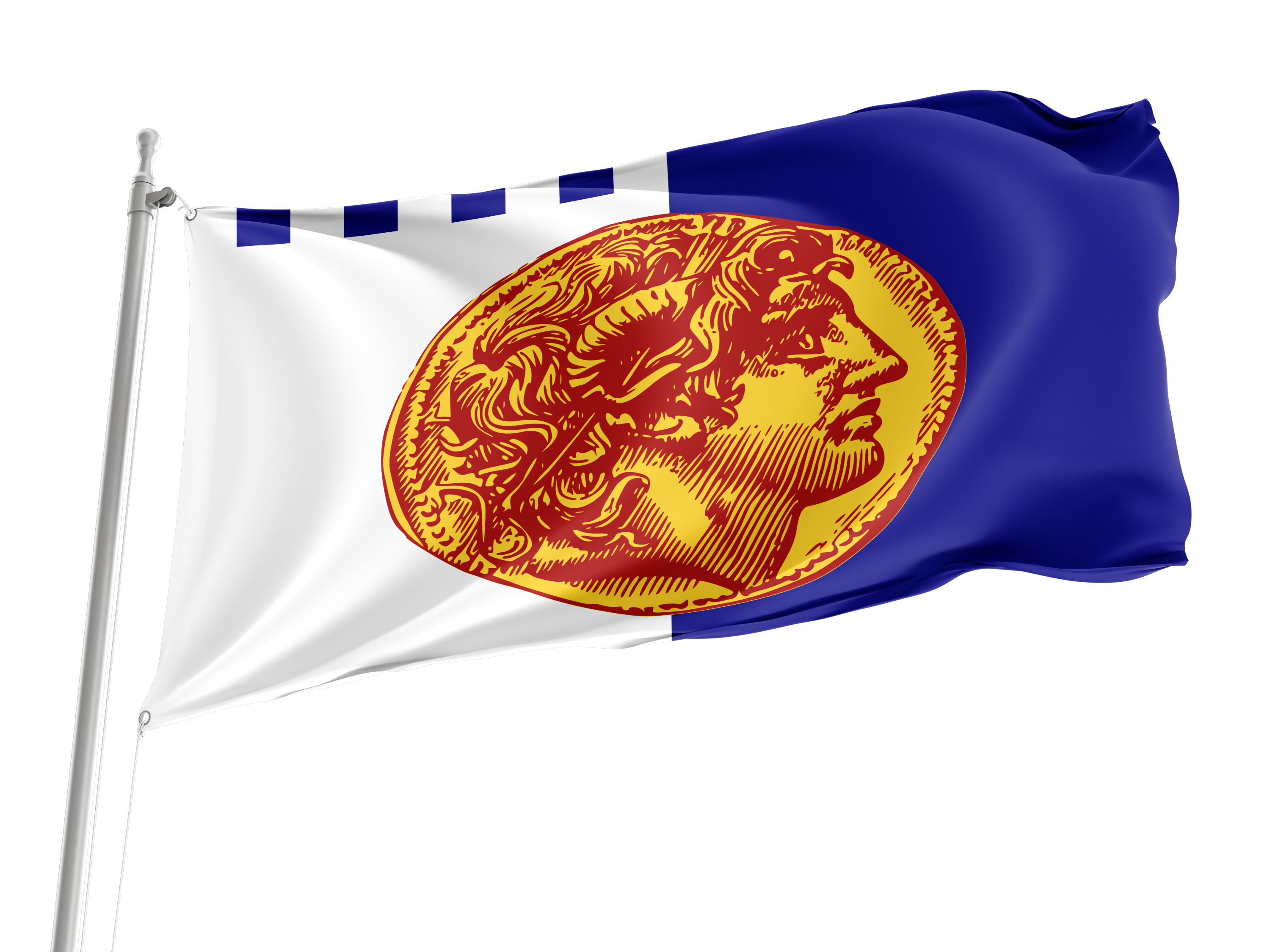 Thessaloniki Flag for Indoor & Outdoor Use