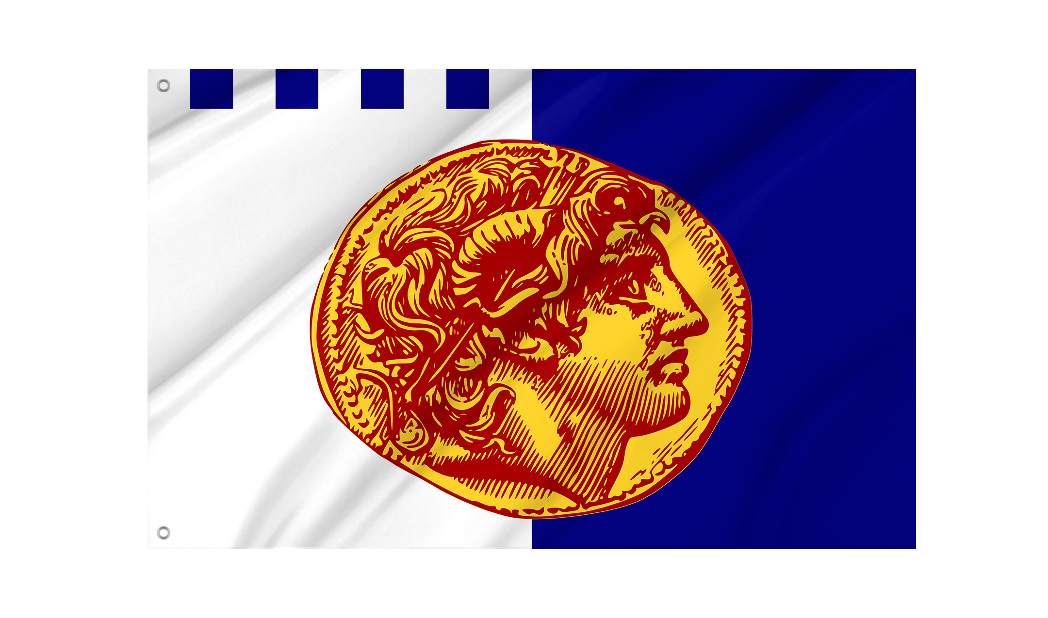 Thessaloniki Flag for Indoor & Outdoor Use
