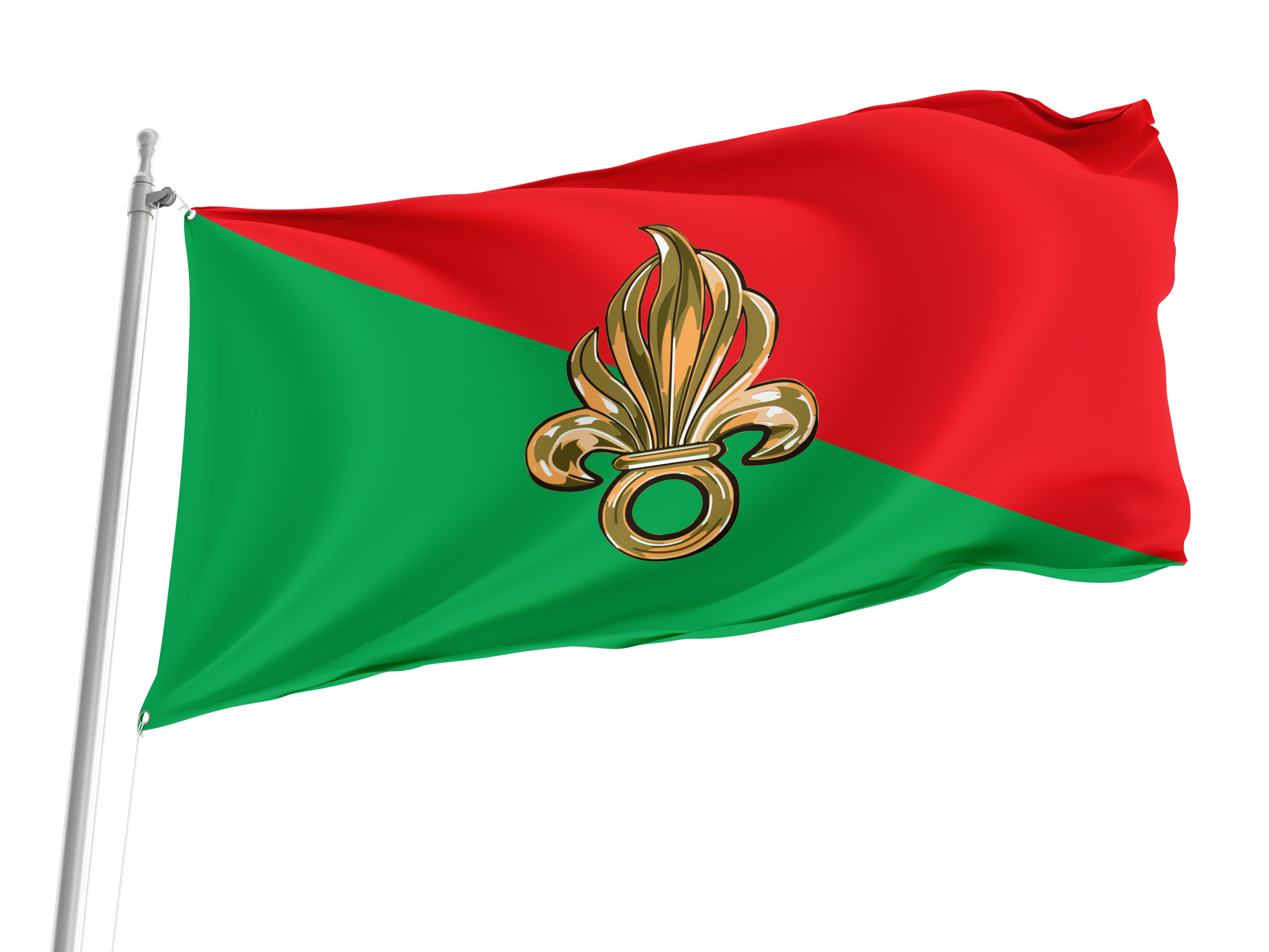 French Foreign Legion Flag for Indoor & Outdoor Use
