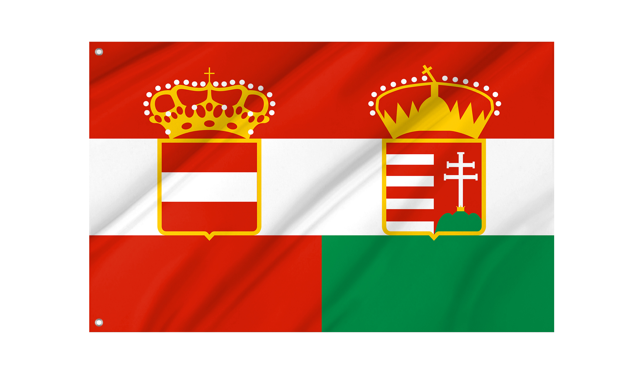 Austria Hungary Merchant Ensign 1869 to 1918 Flag for Indoor & Outdoor Use