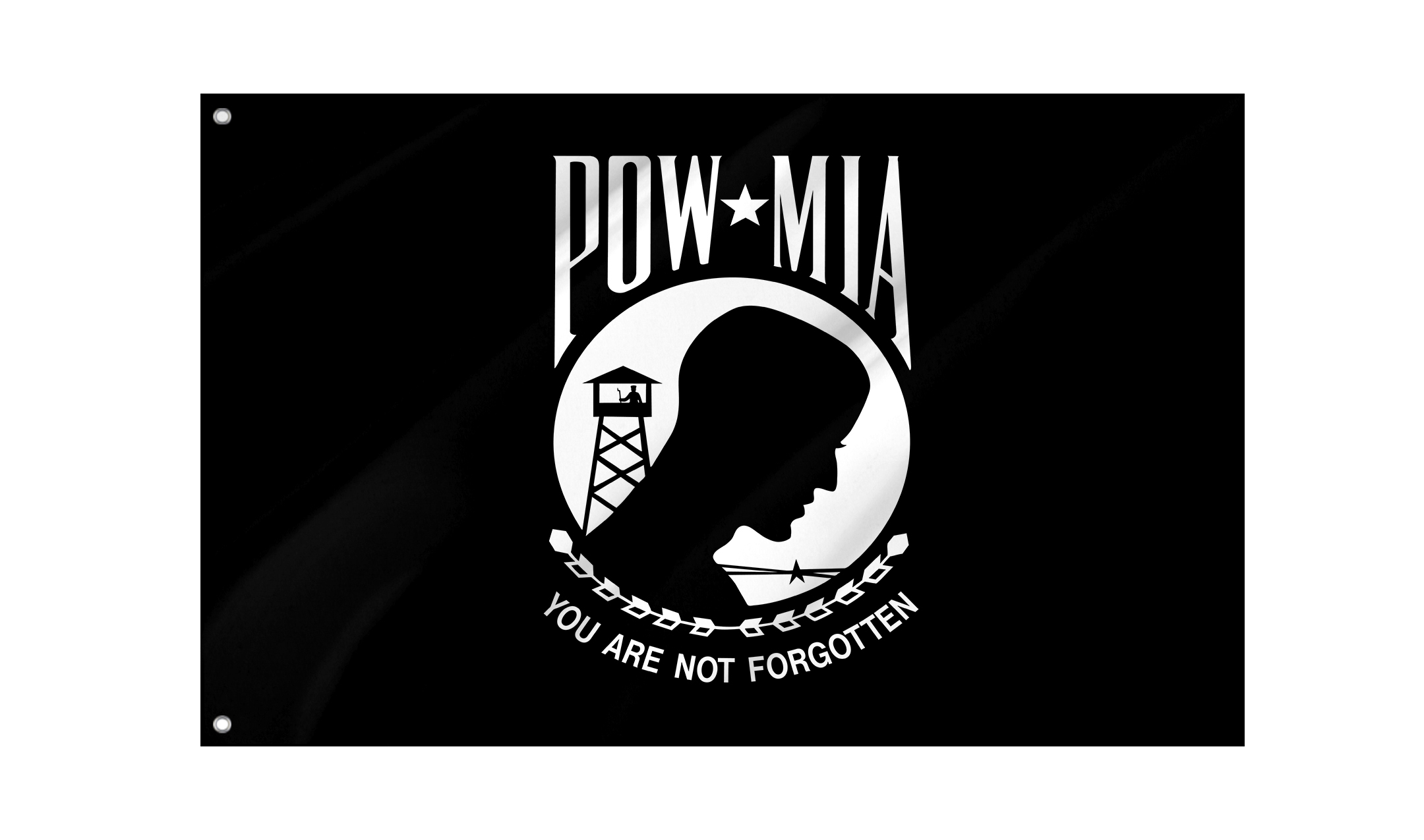 Pow Mia Flag for Indoor & Outdoor Use