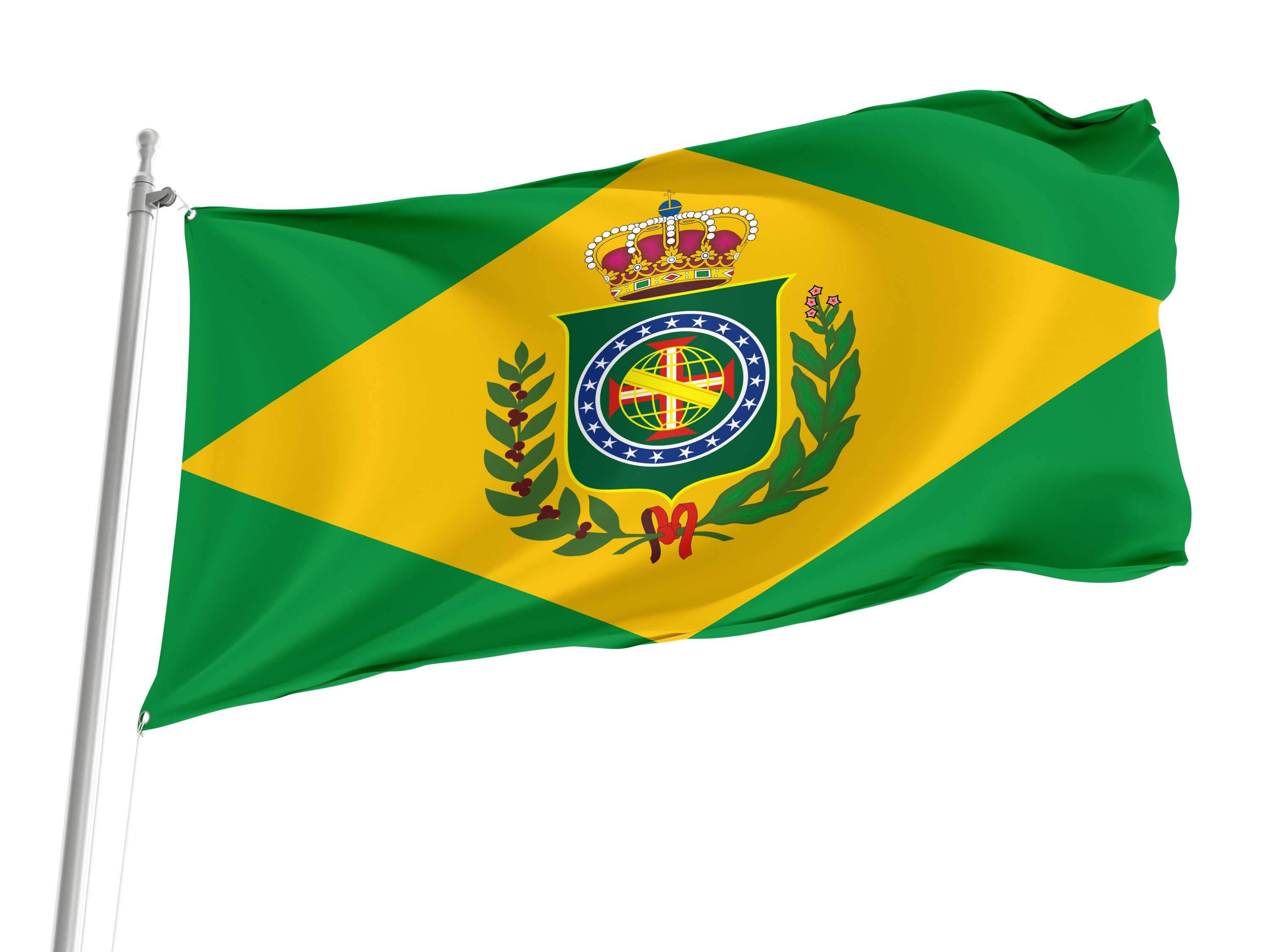 Regent Prince of Brazil Flag for Indoor & Outdoor Use