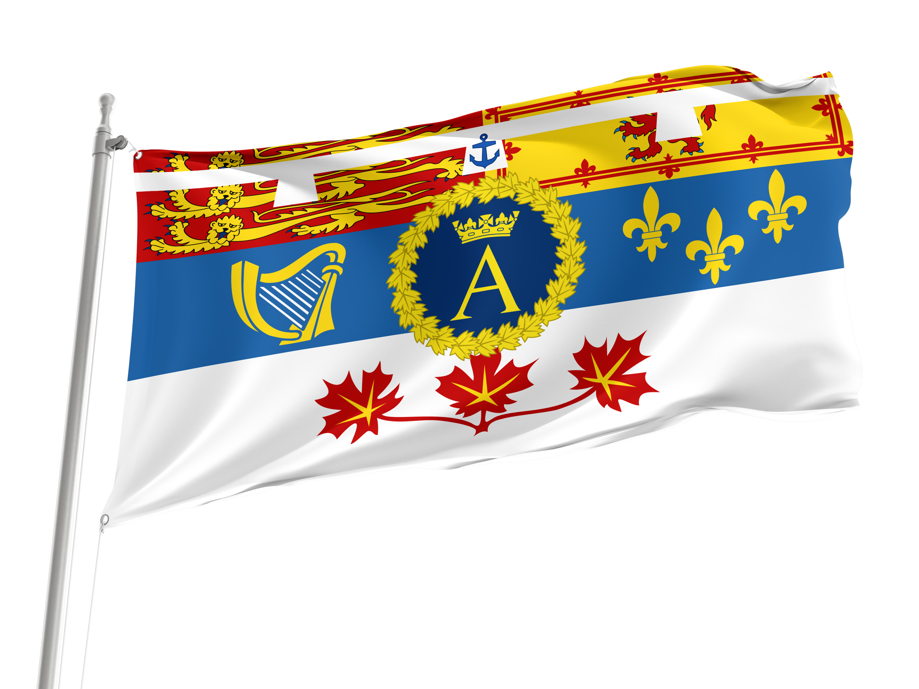 Royal Standard of Prince Andrew, Duke of York (in Canada) Flag for Indoor & Outdoor Use