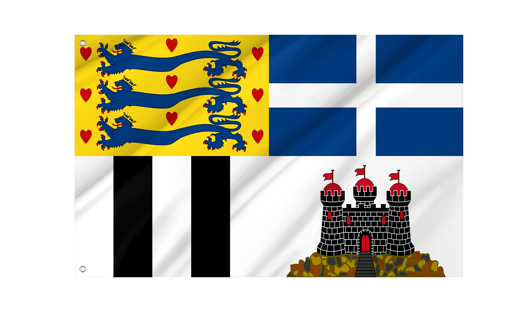 Royal Standard of Prince Philip (1952–2021) Flag for Indoor & Outdoor Use