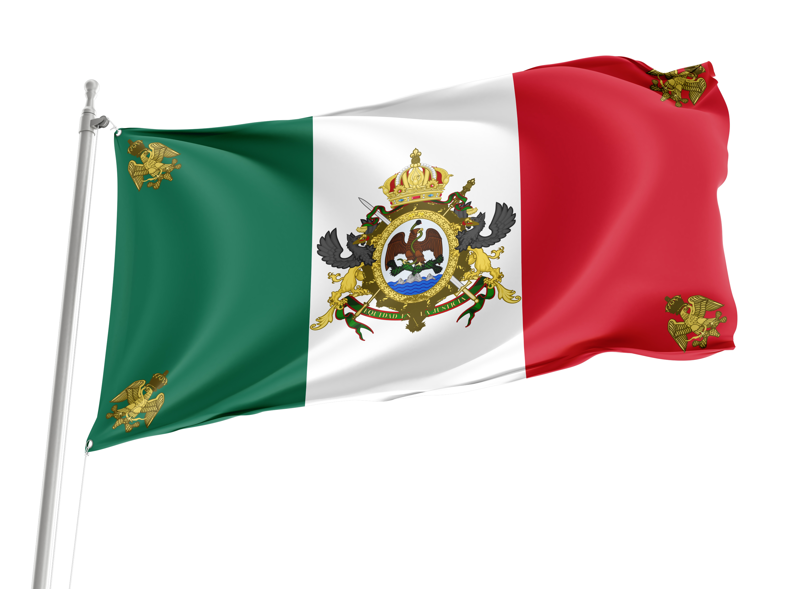 Second Mexican Empire Flag for Indoor & Outdoor Use