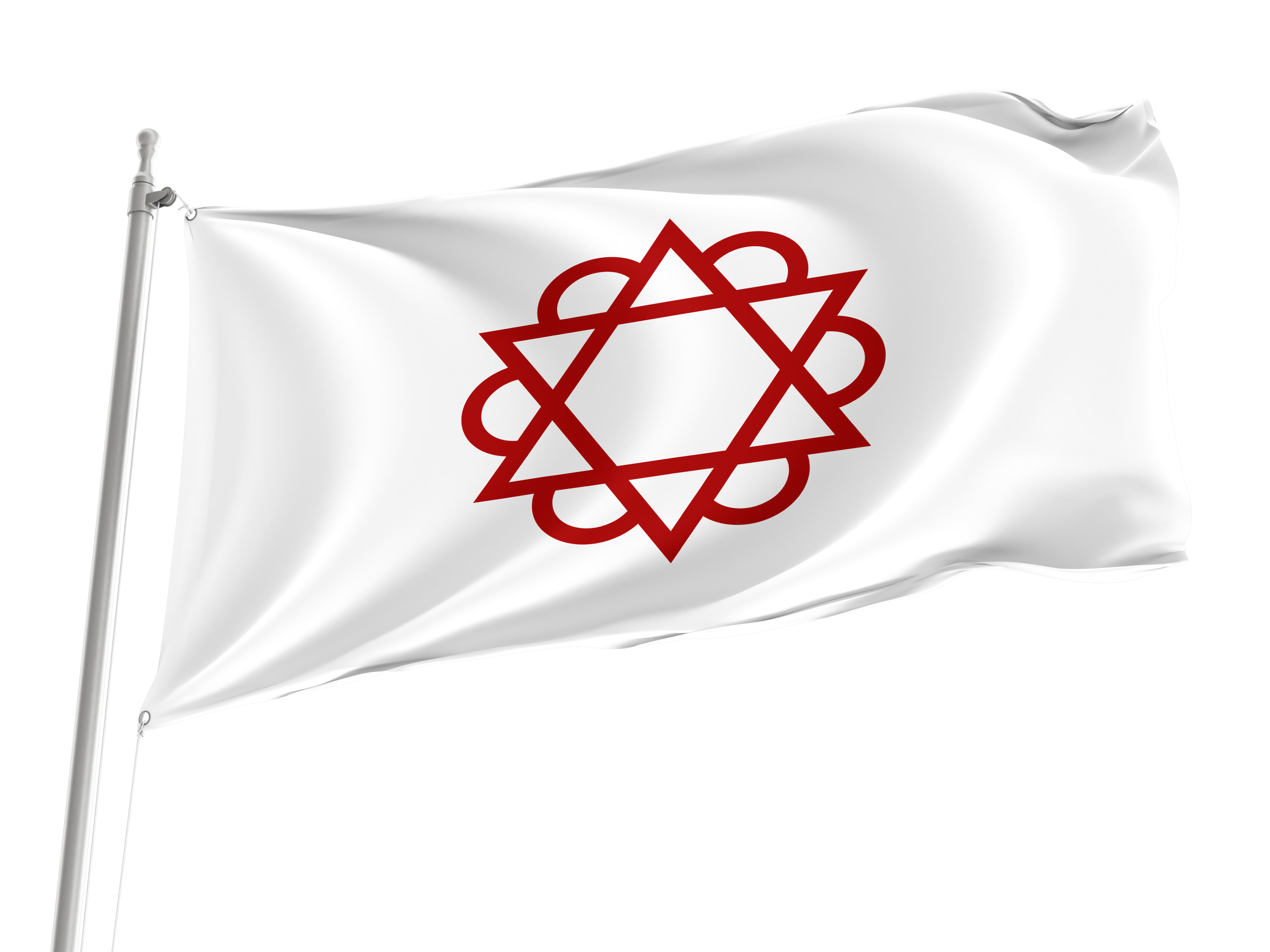 Semiso in Catalan Atlas Flag for Indoor & Outdoor Use