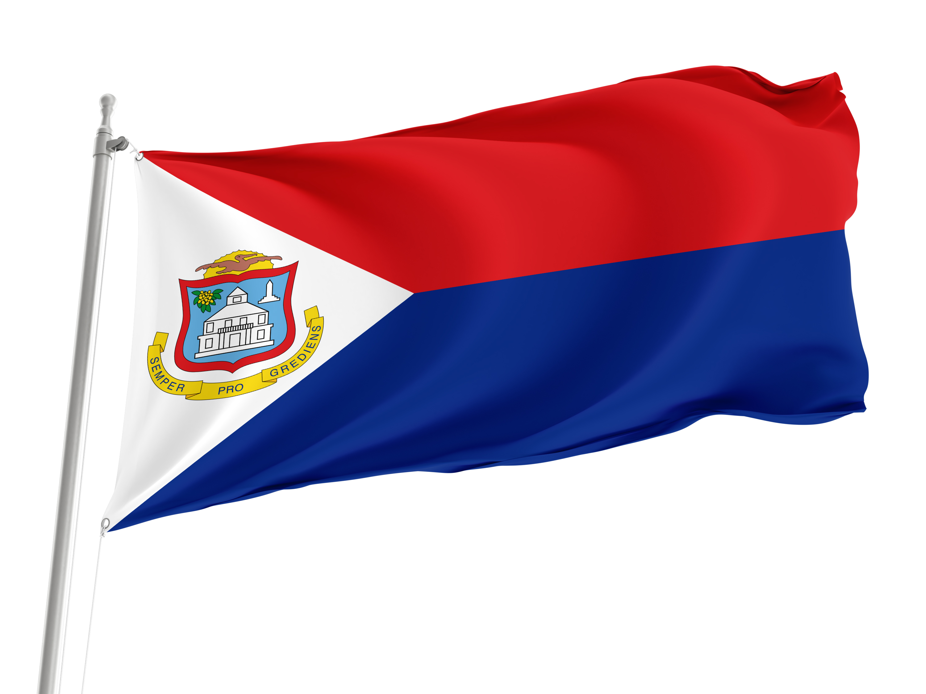 Sint Maarten Flag for Indoor & Outdoor Use