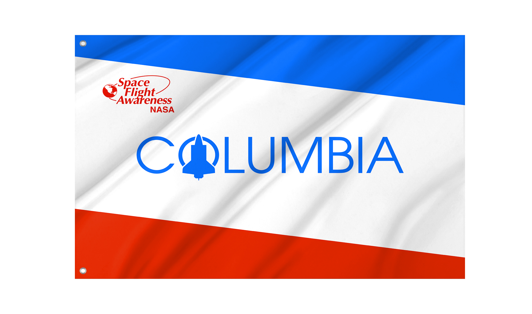 Space Shuttle Columbia Flag for Indoor & Outdoor Use