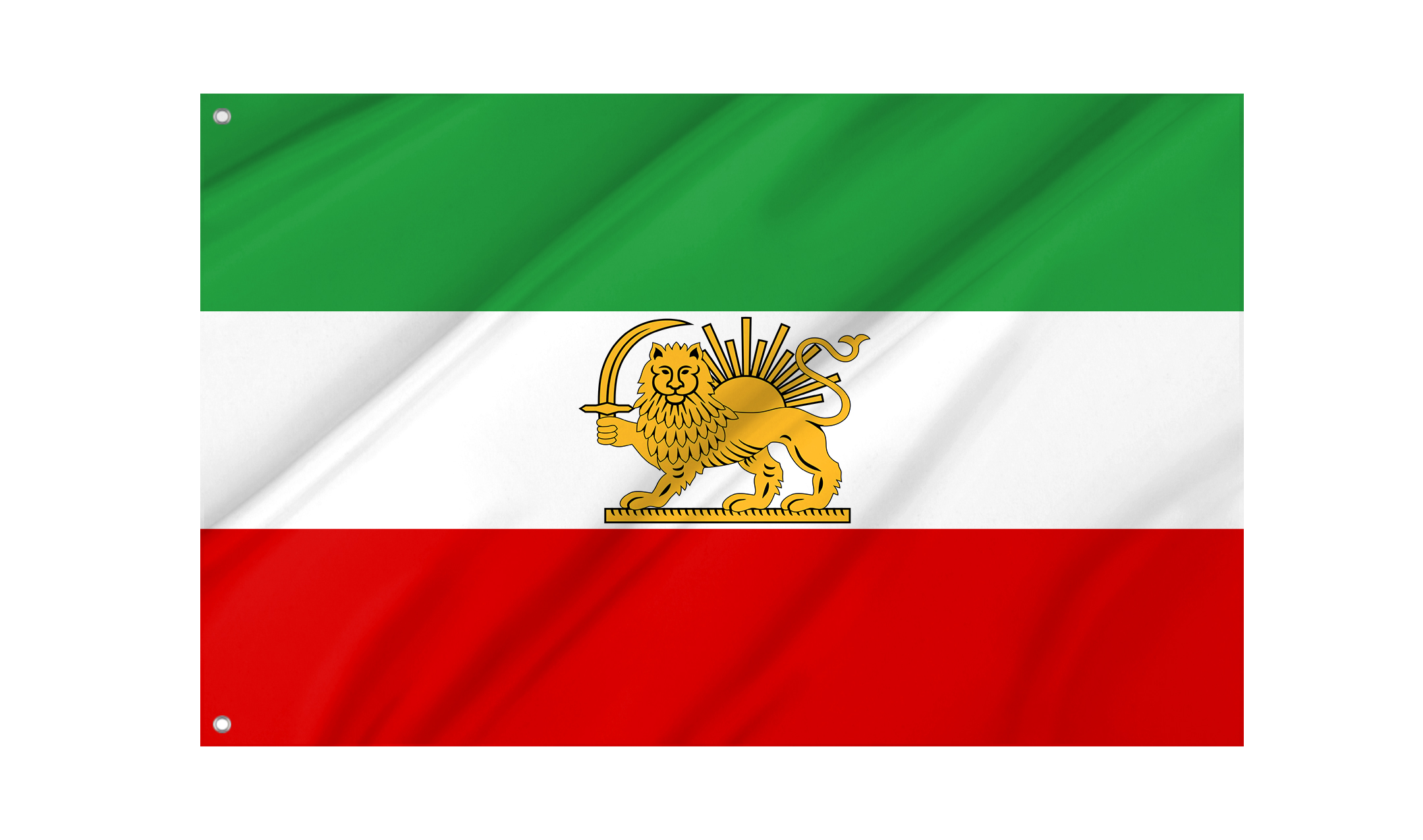 State Flag of Iran (1964-1980) Flag for Indoor & Outdoor Use
