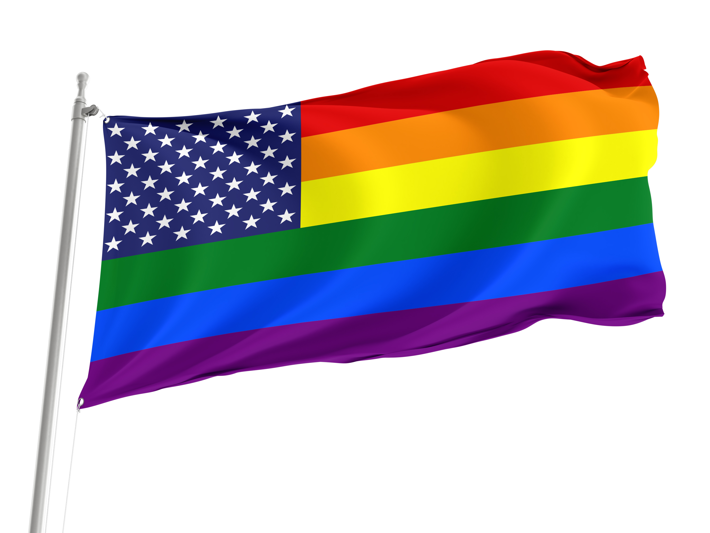 United States Gay Flag for Indoor & Outdoor Use