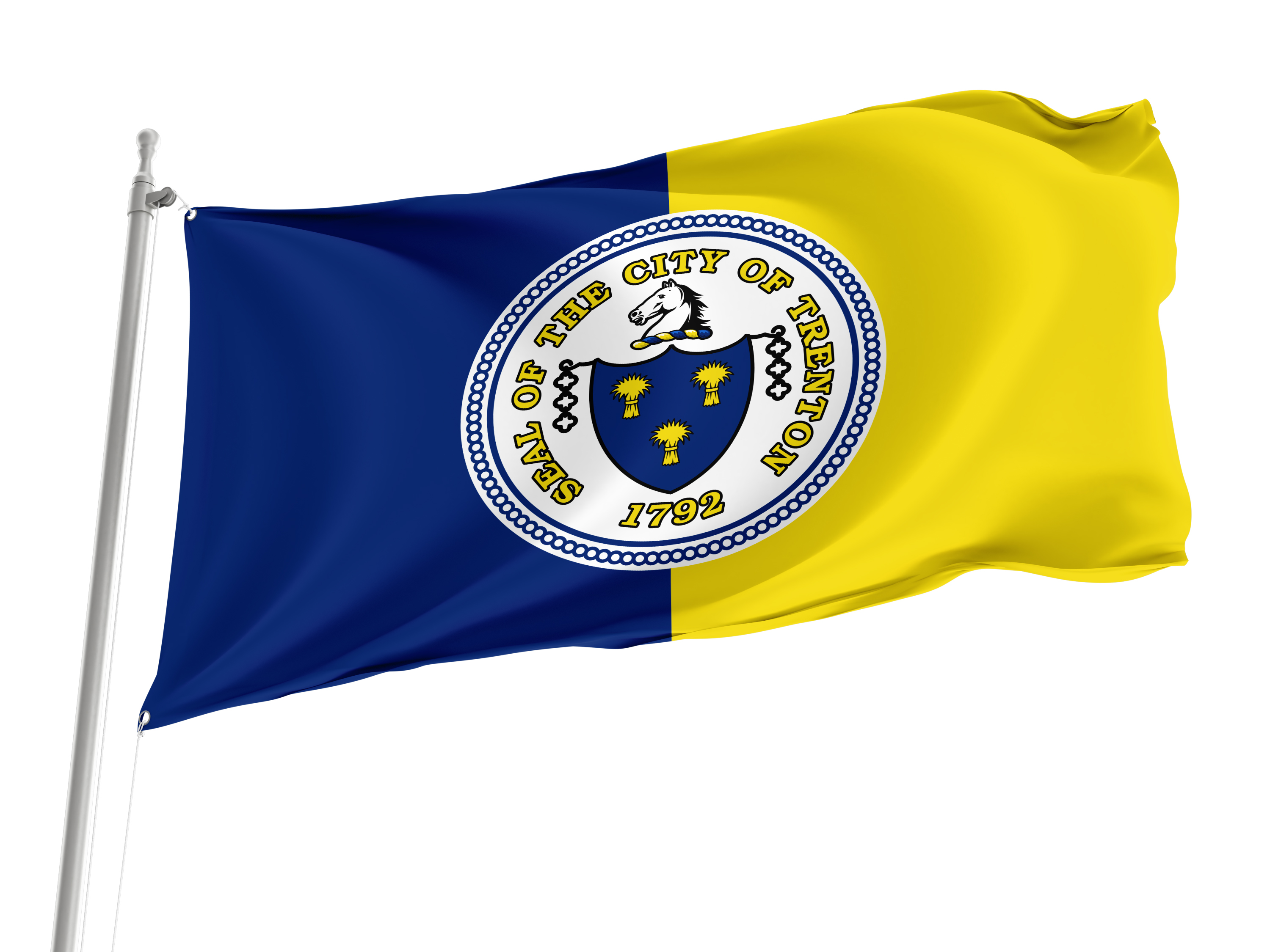 Trenton Flag for Indoor & Outdoor Use