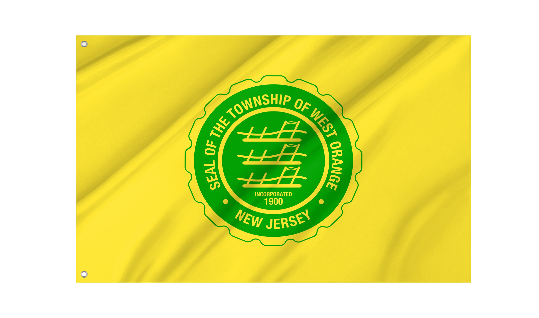 West Orange Flag for Indoor & Outdoor Use