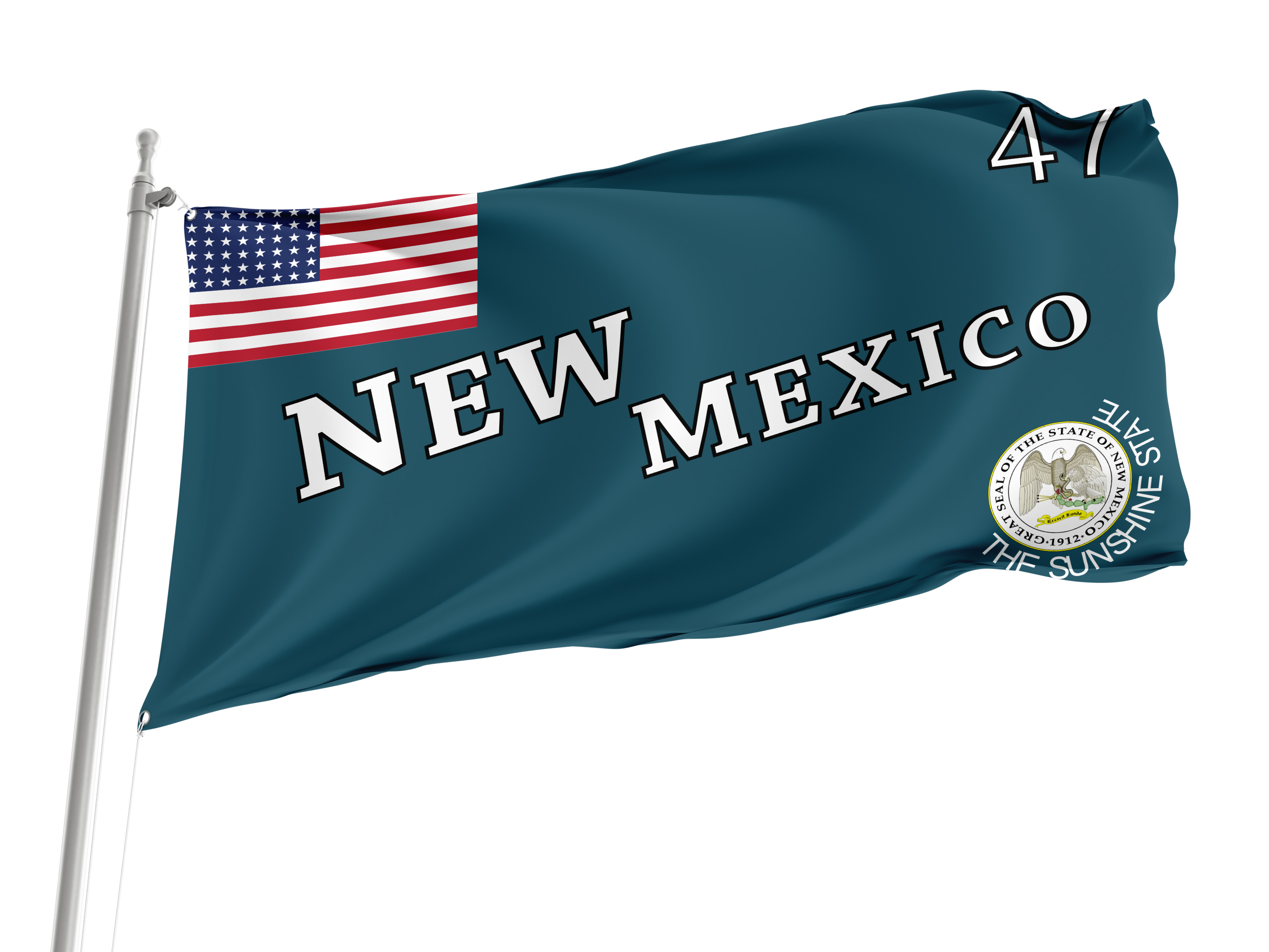 New Mexico 1912-1925 Flag for Indoor & Outdoor Use