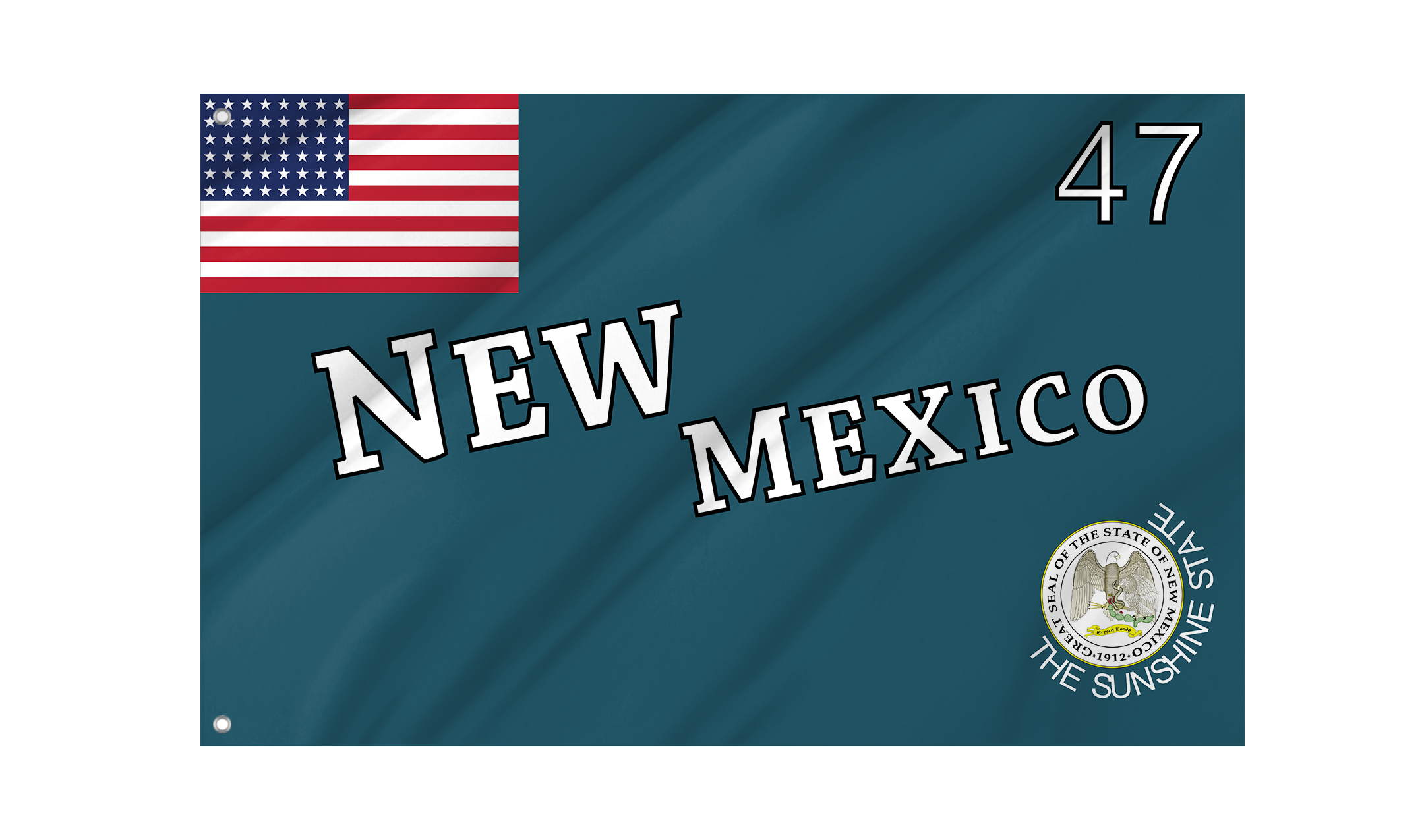 New Mexico 1912-1925 Flag for Indoor & Outdoor Use