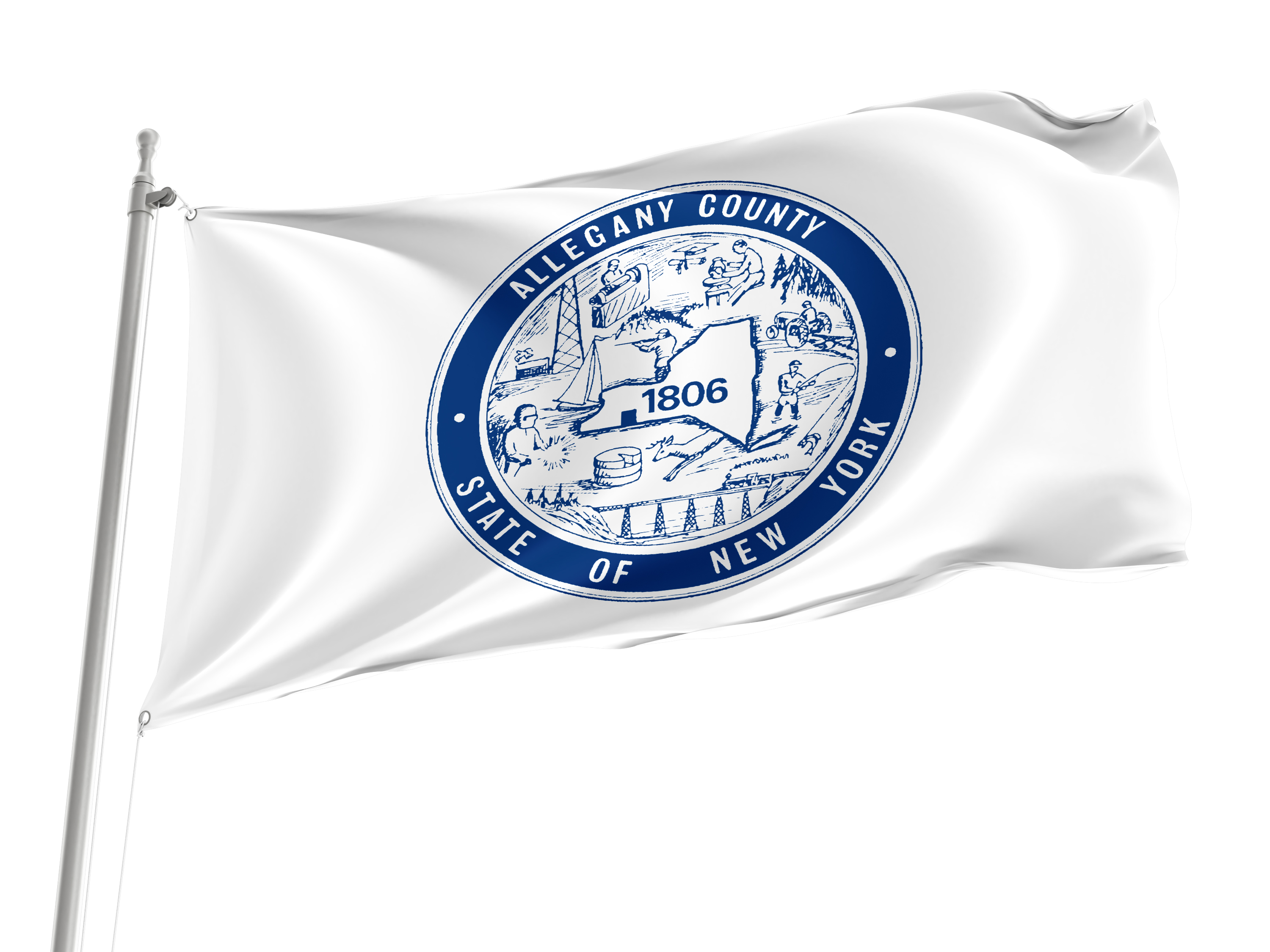 Allegany County, New York Flag for Indoor & Outdoor Use