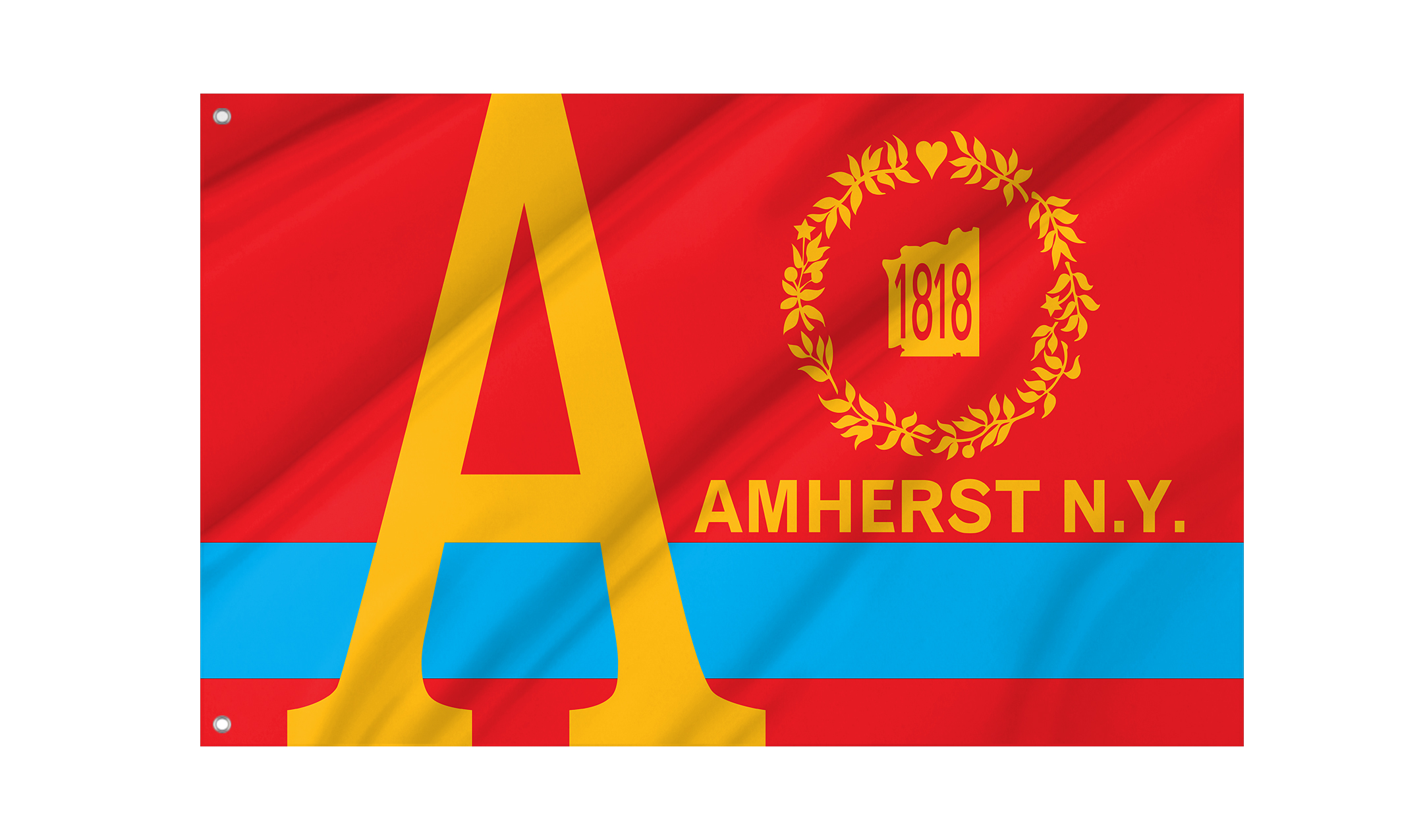 Amherst Flag for Indoor & Outdoor Use