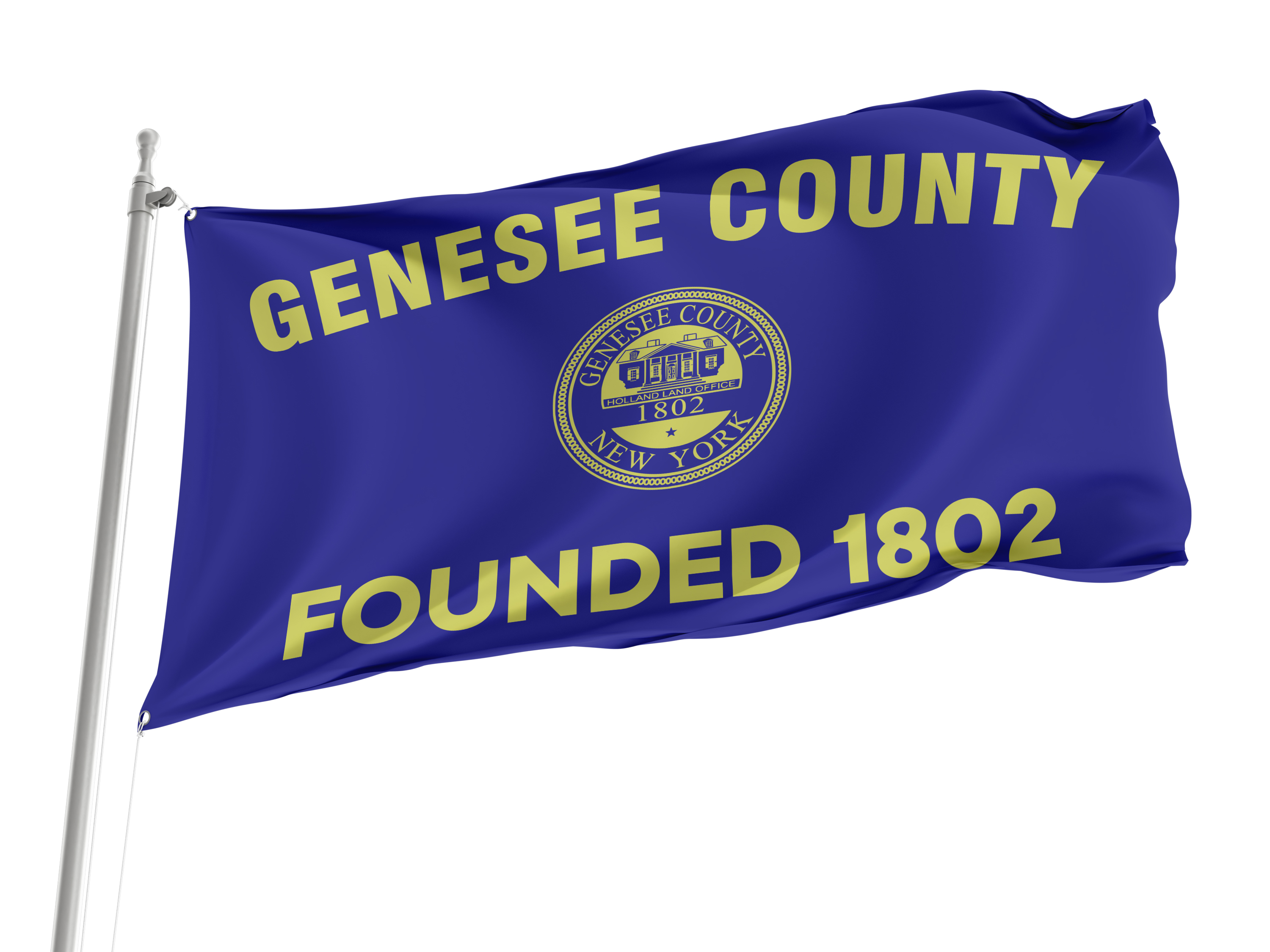 Genesee County Flag for Indoor & Outdoor Use